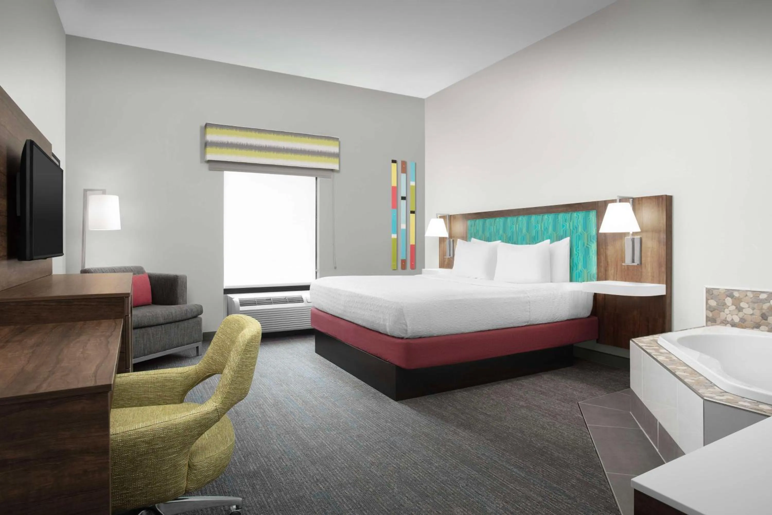 Bed in Hampton Inn Dandridge