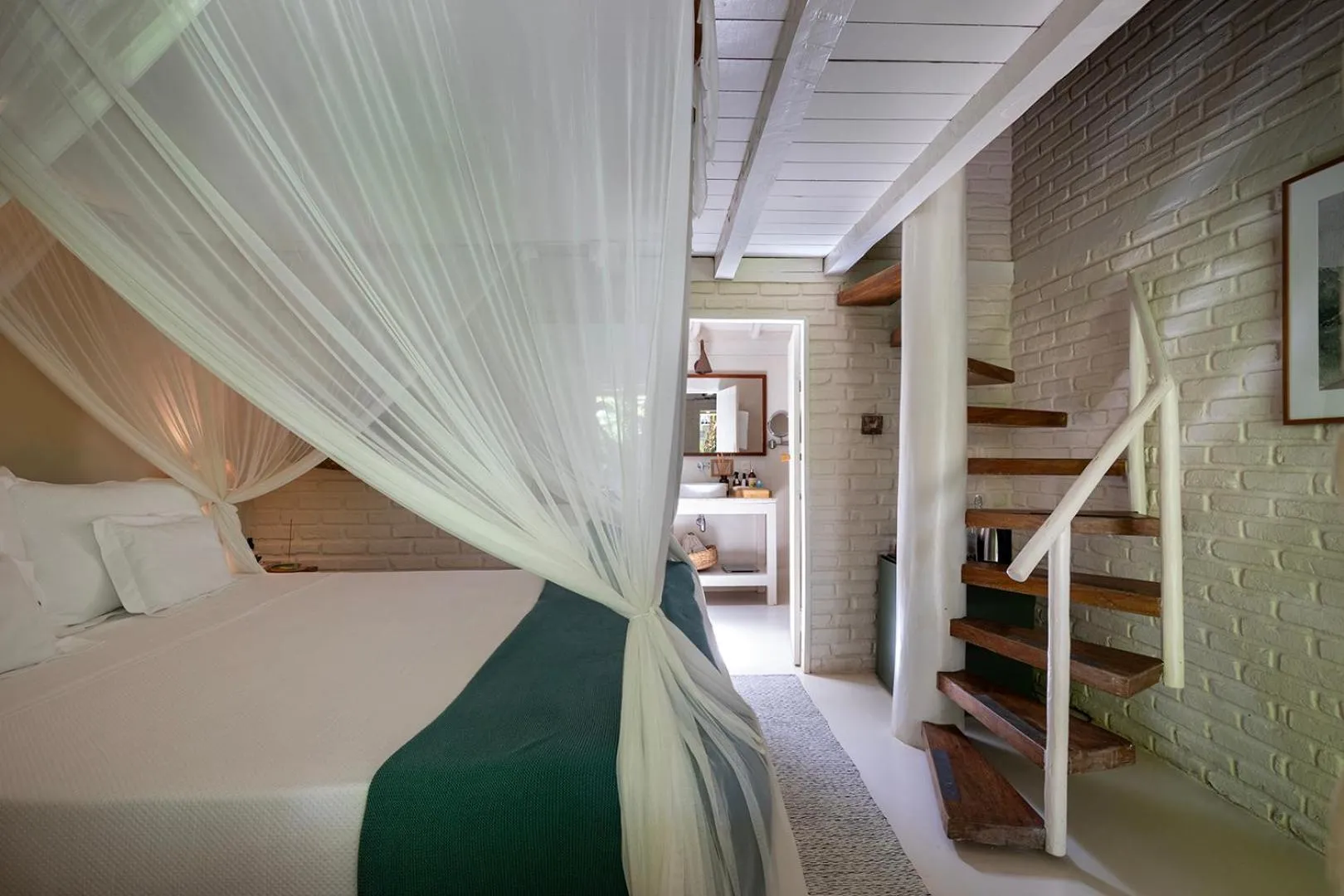 Bed in Pousada Capim Santo