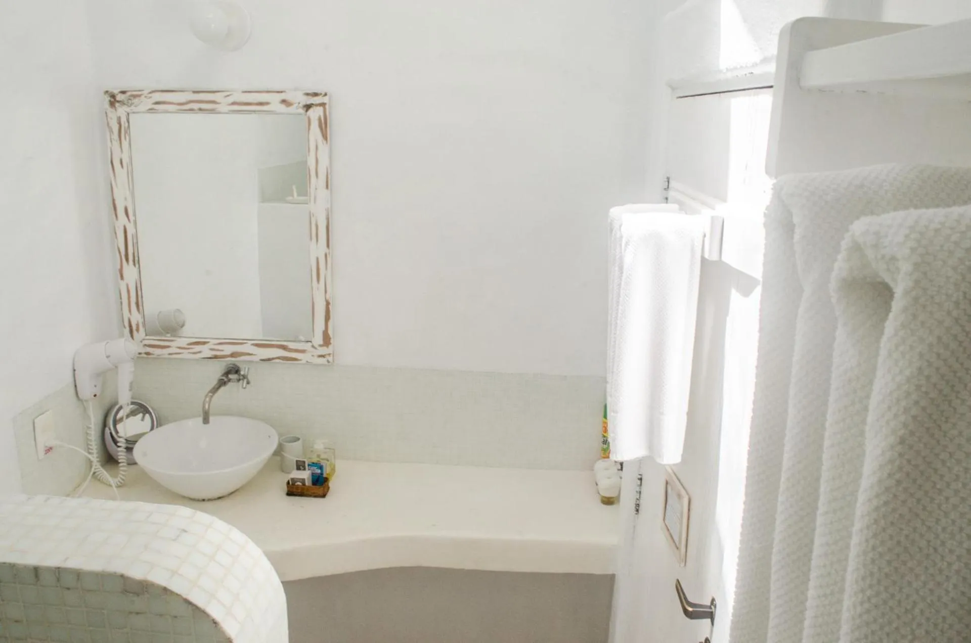 Bathroom, Bed in Pousada Capim Santo