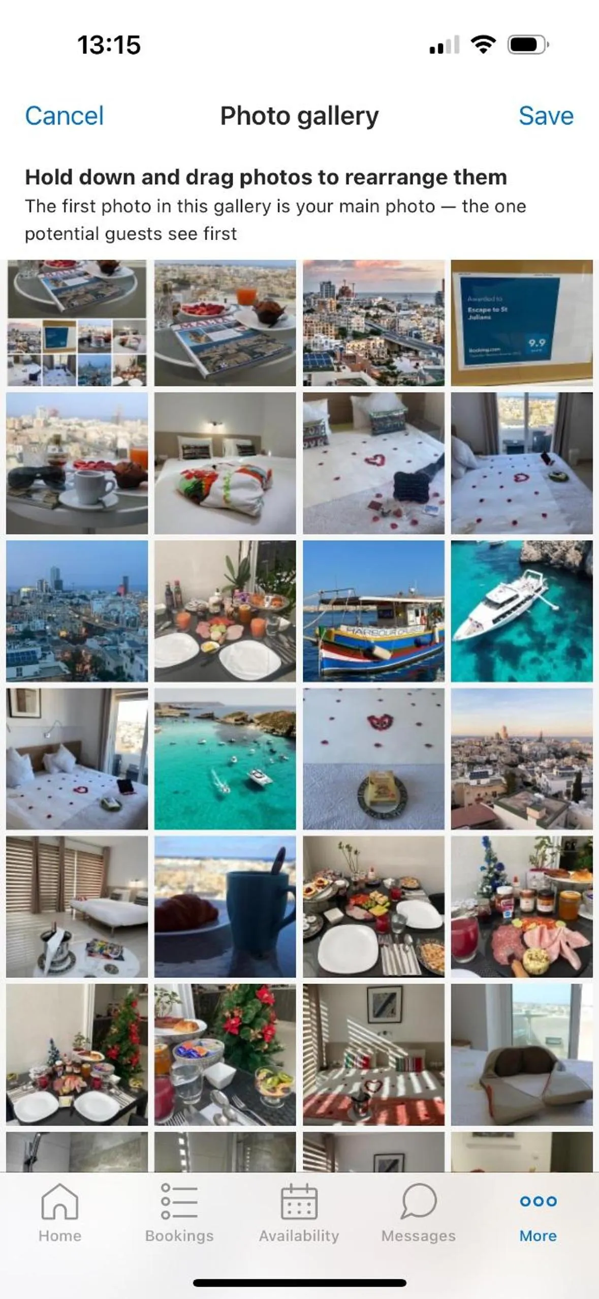 Breakfast in Escape to St Julians