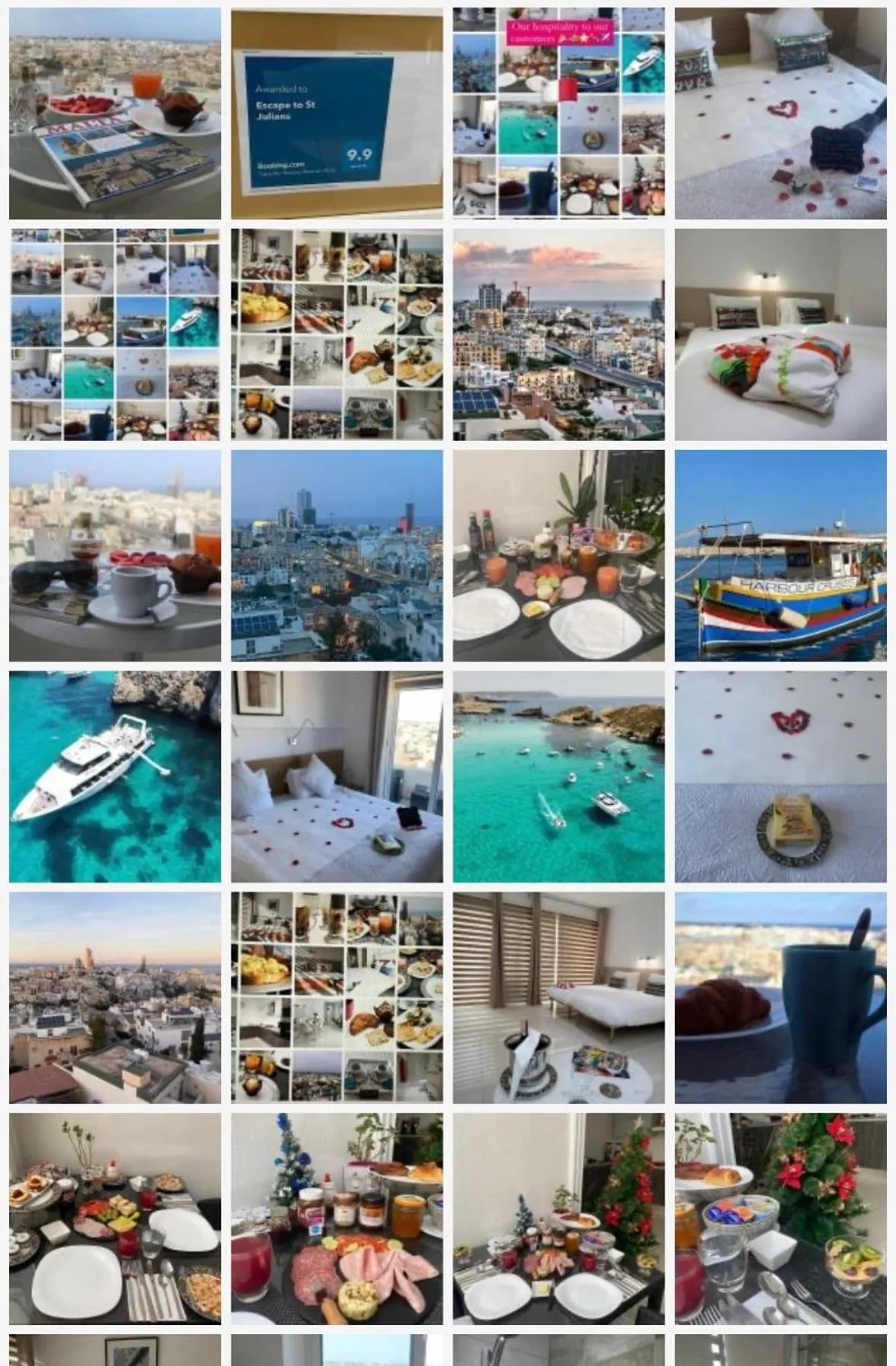 Food and drinks in Escape to St Julians