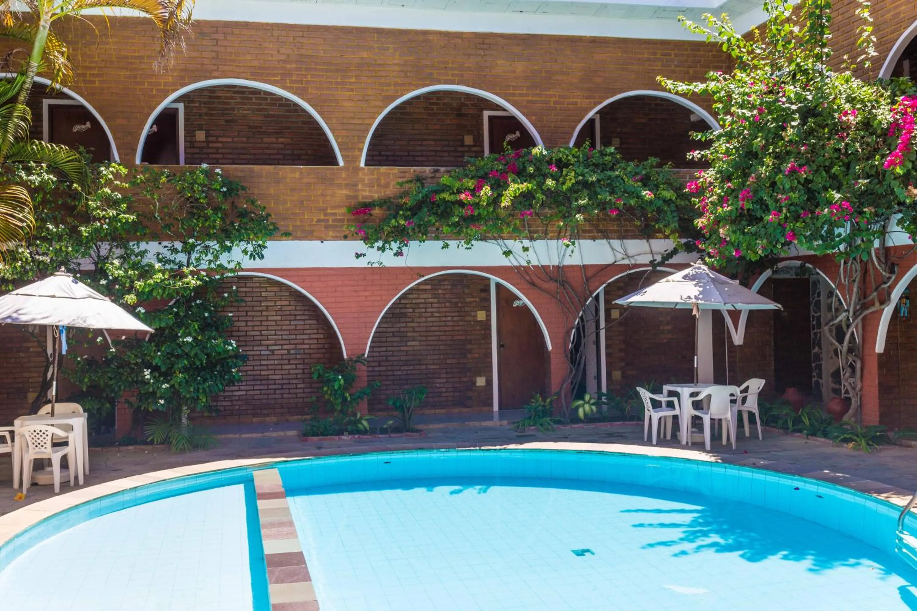 Pool view in Real Pousada