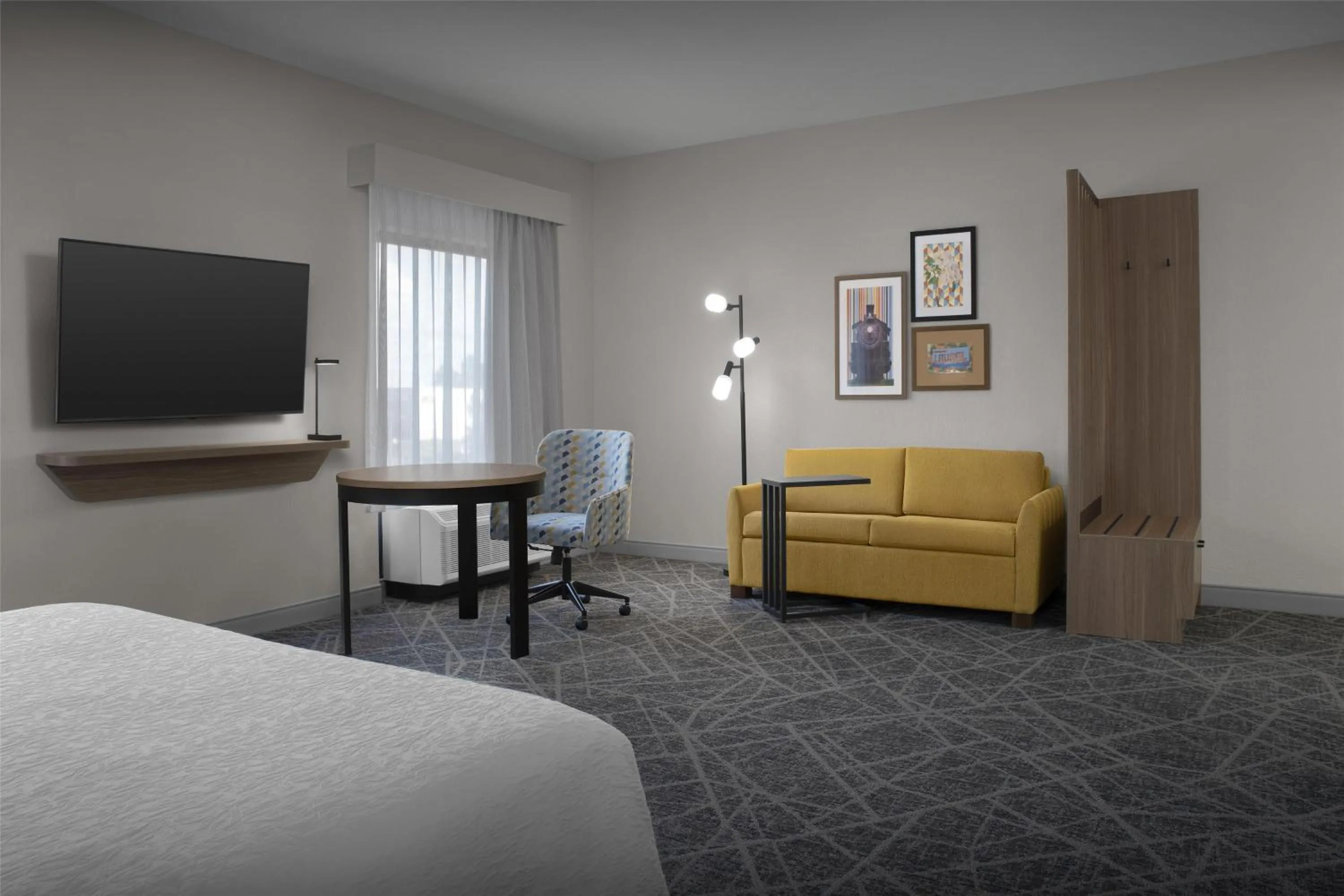 Bedroom, Bed in Hampton Inn & Suites Laurel