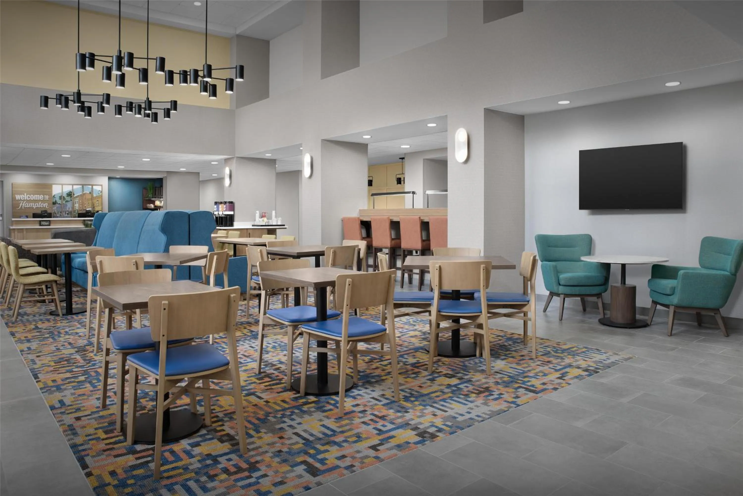 Lobby or reception in Hampton Inn & Suites Laurel