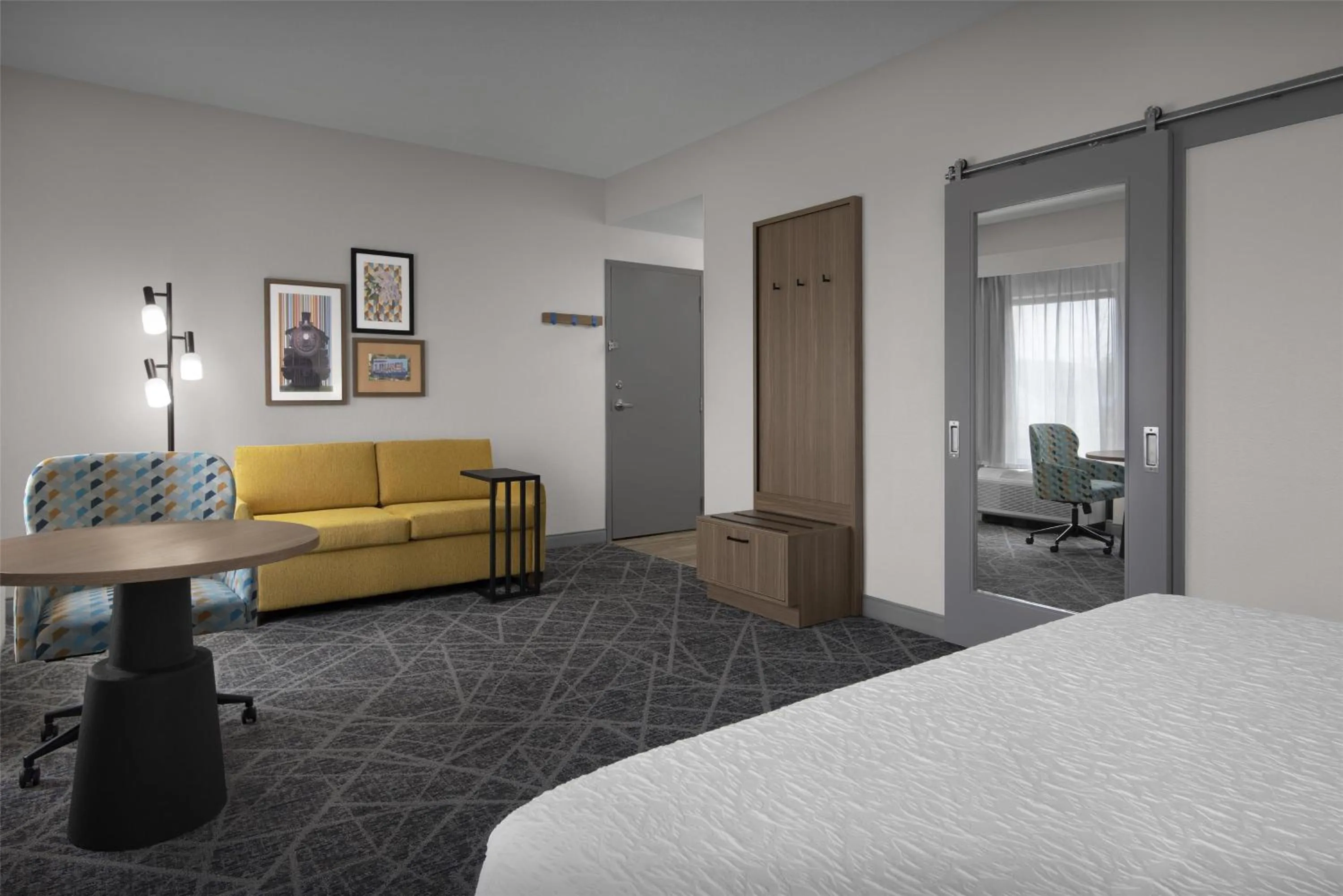 Bedroom, Bed in Hampton Inn & Suites Laurel