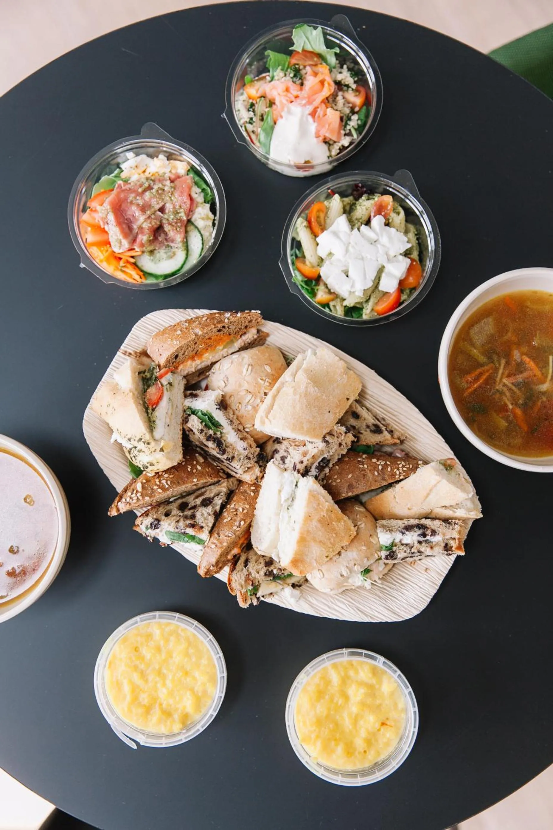 Food close-up in TRUST Hotel