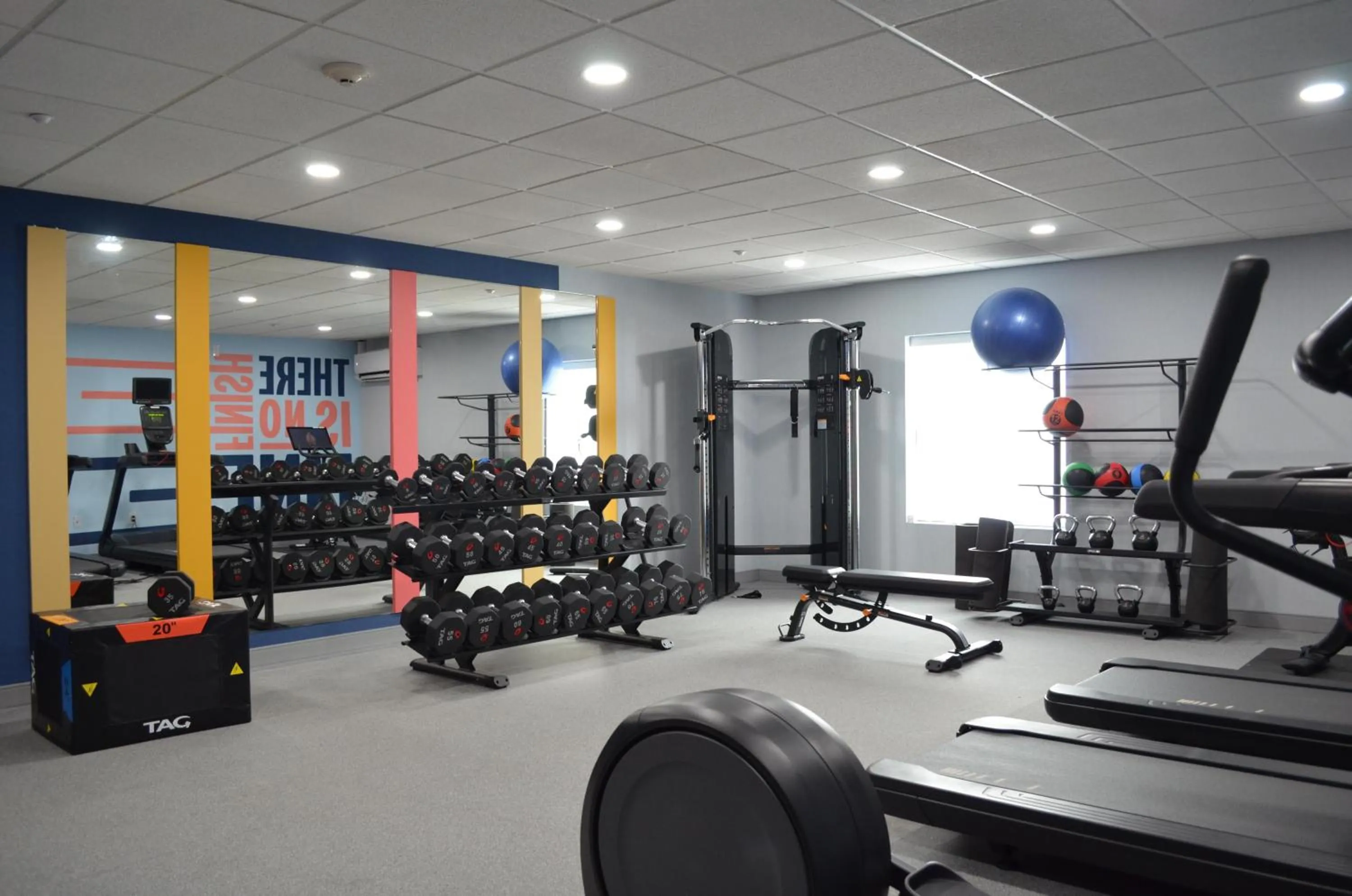 Fitness centre/facilities in Hampton Inn & Suites by Hilton Tomball Houston NW
