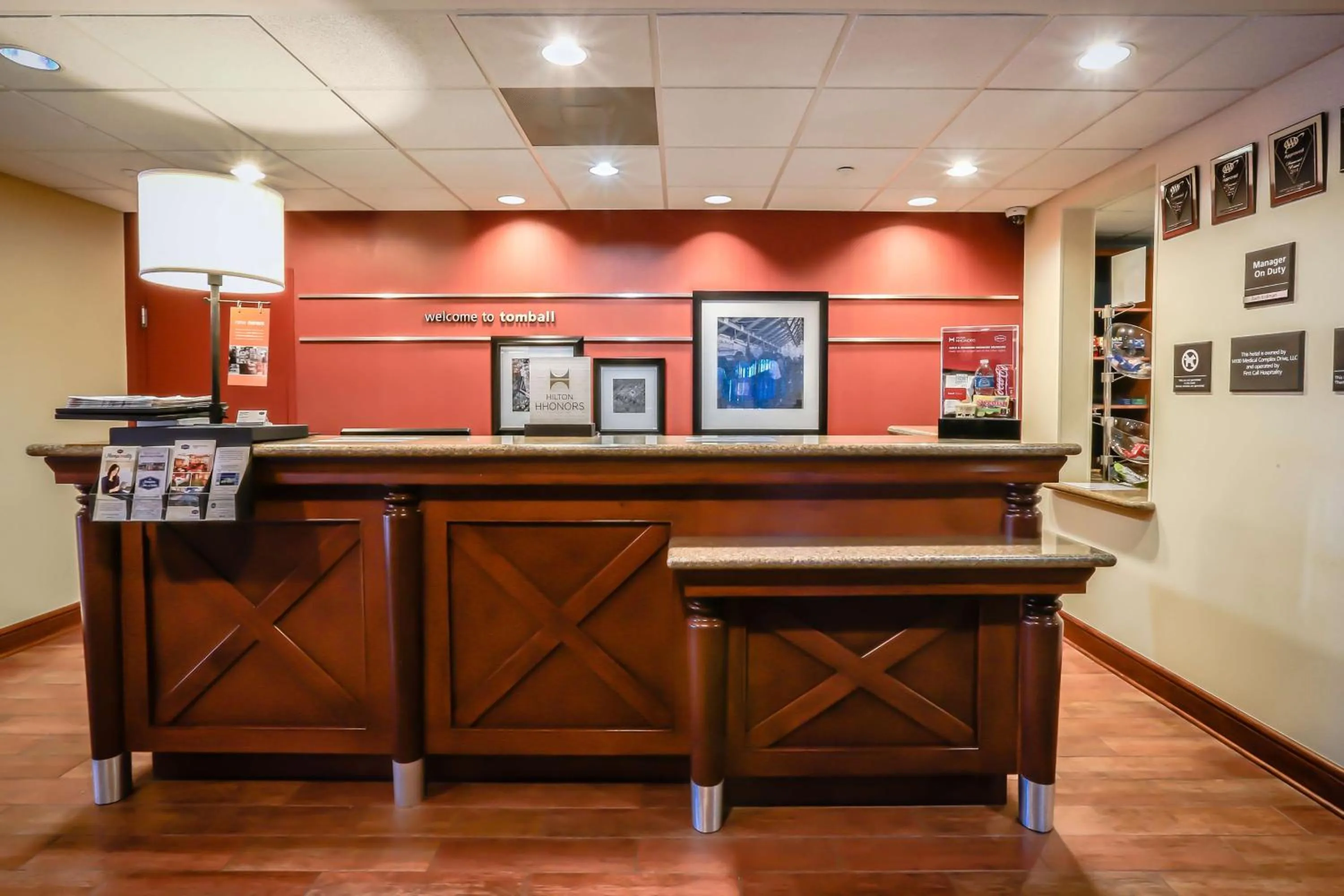 Lobby or reception in Hampton Inn & Suites by Hilton Tomball Houston NW
