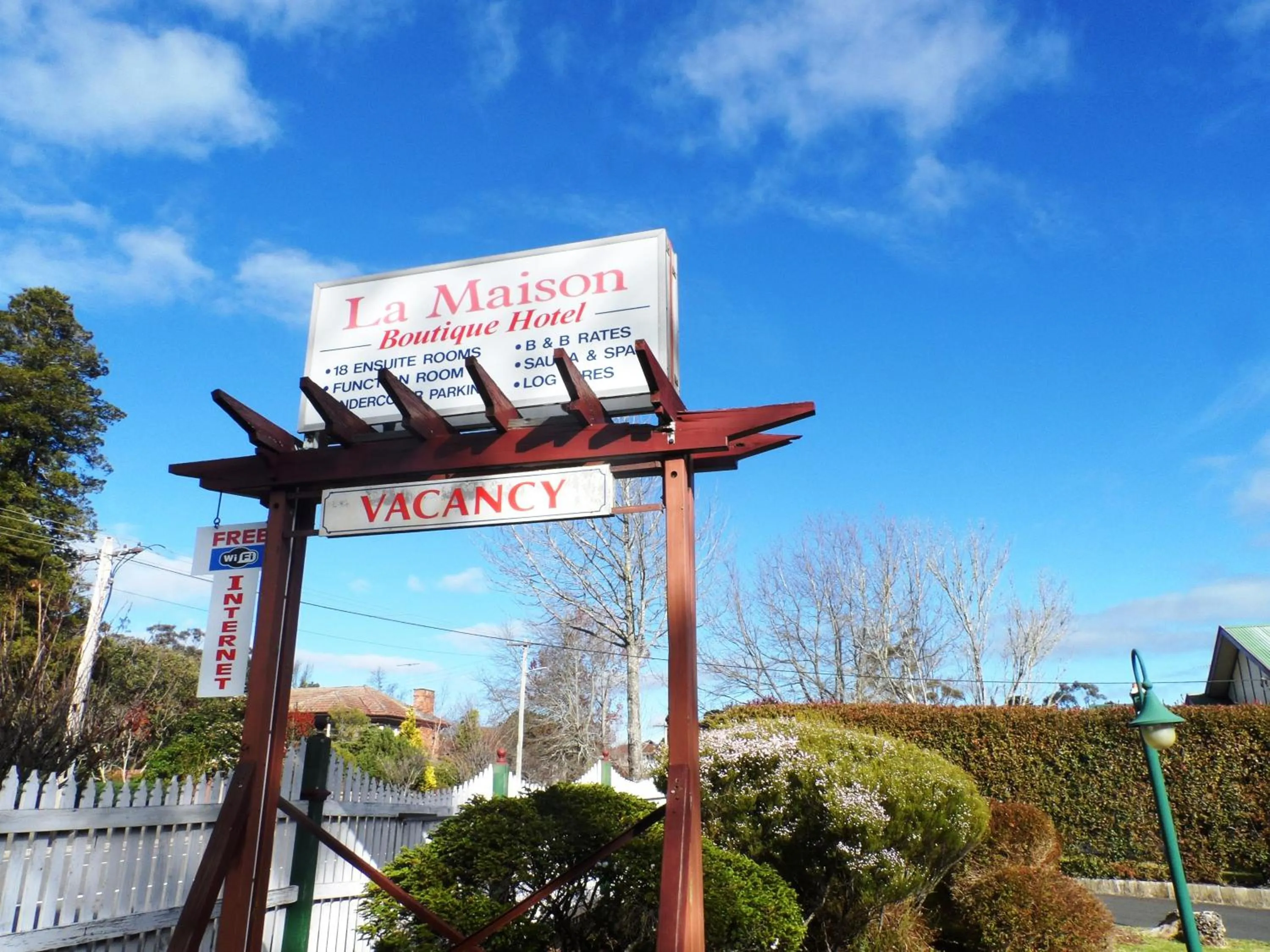 Logo/Certificate/Sign in La Maison Boutique Hotel
