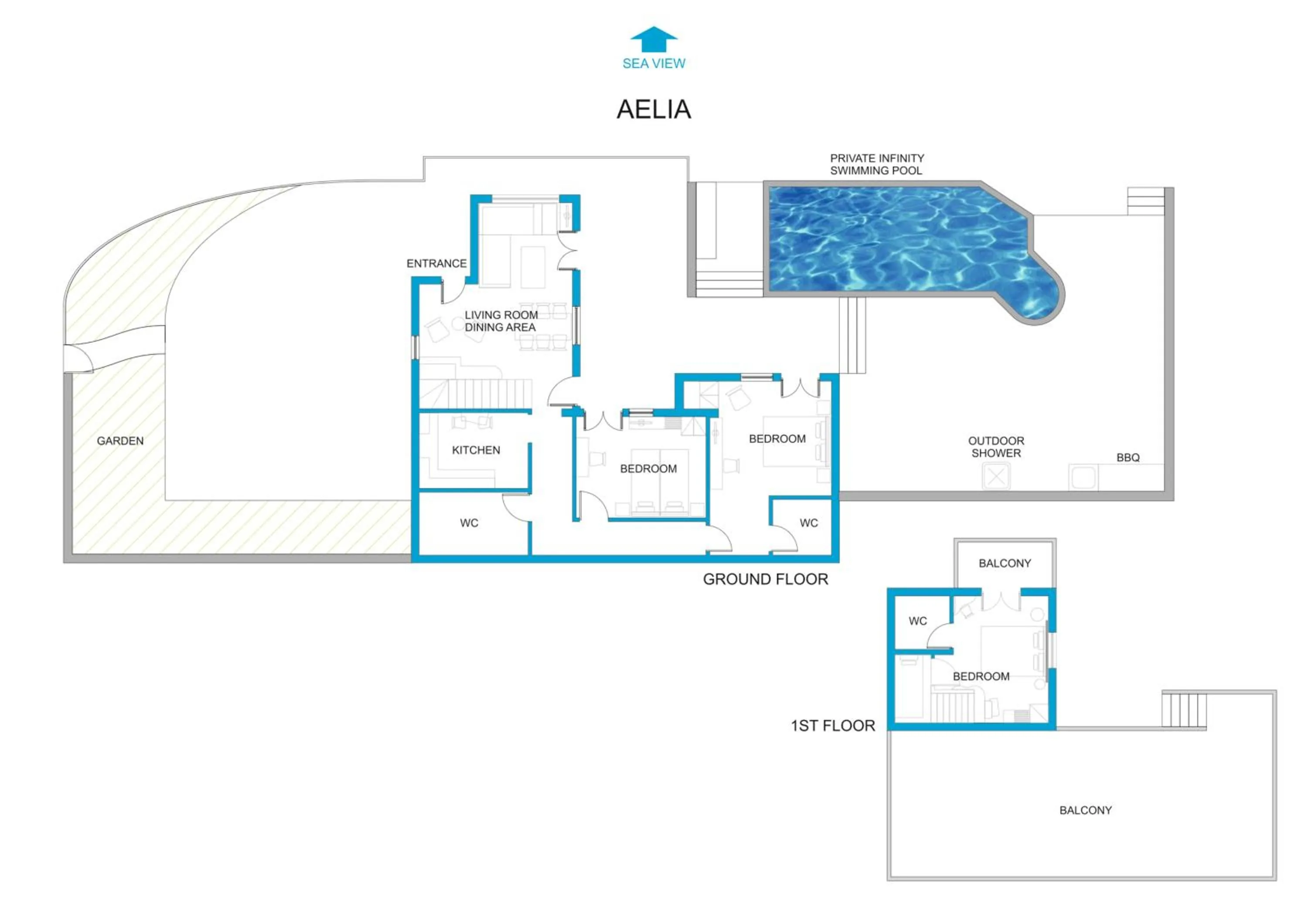 Floor plan in Celestia Villas