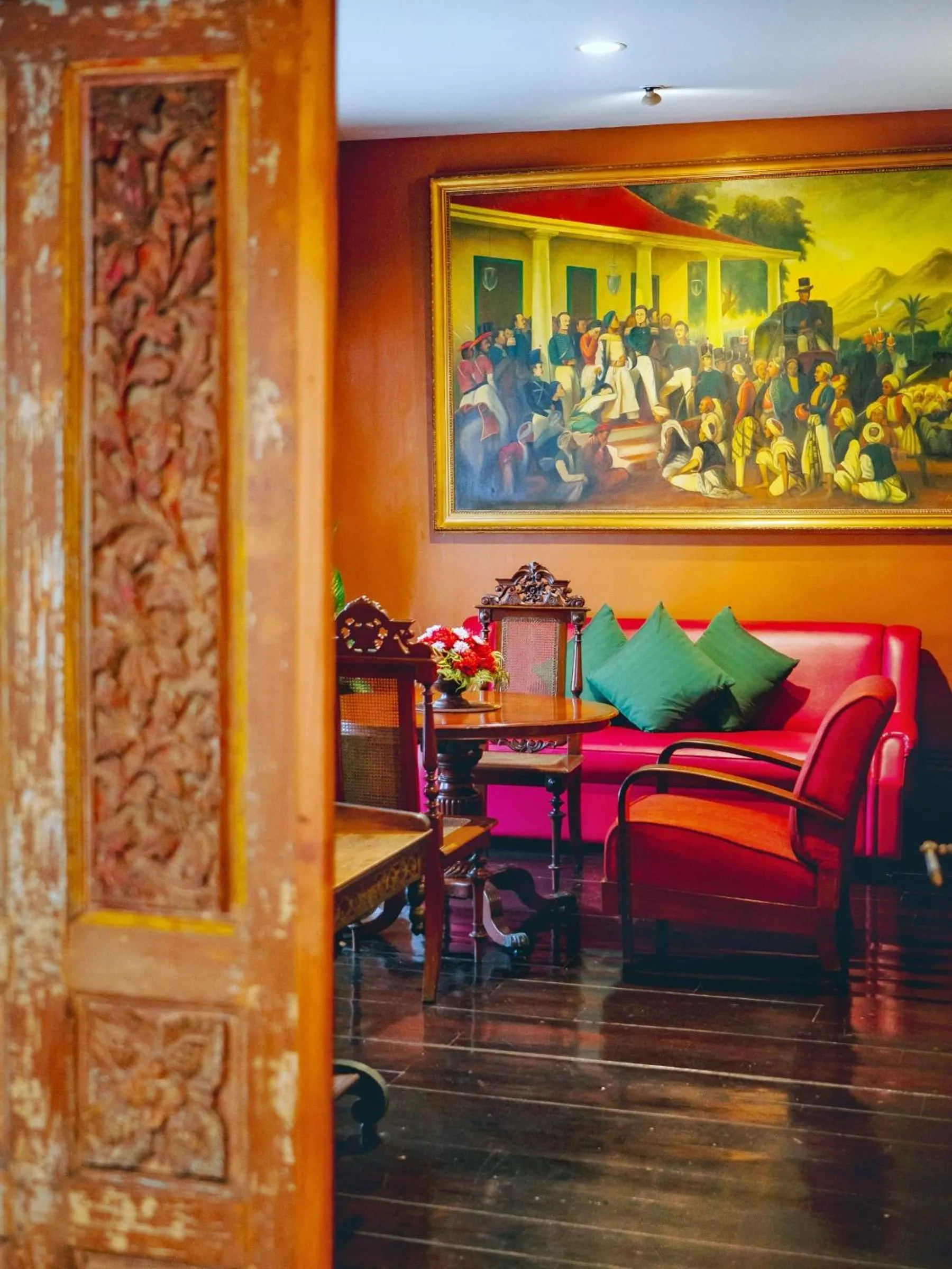 Living room in Hotel Tugu Malang