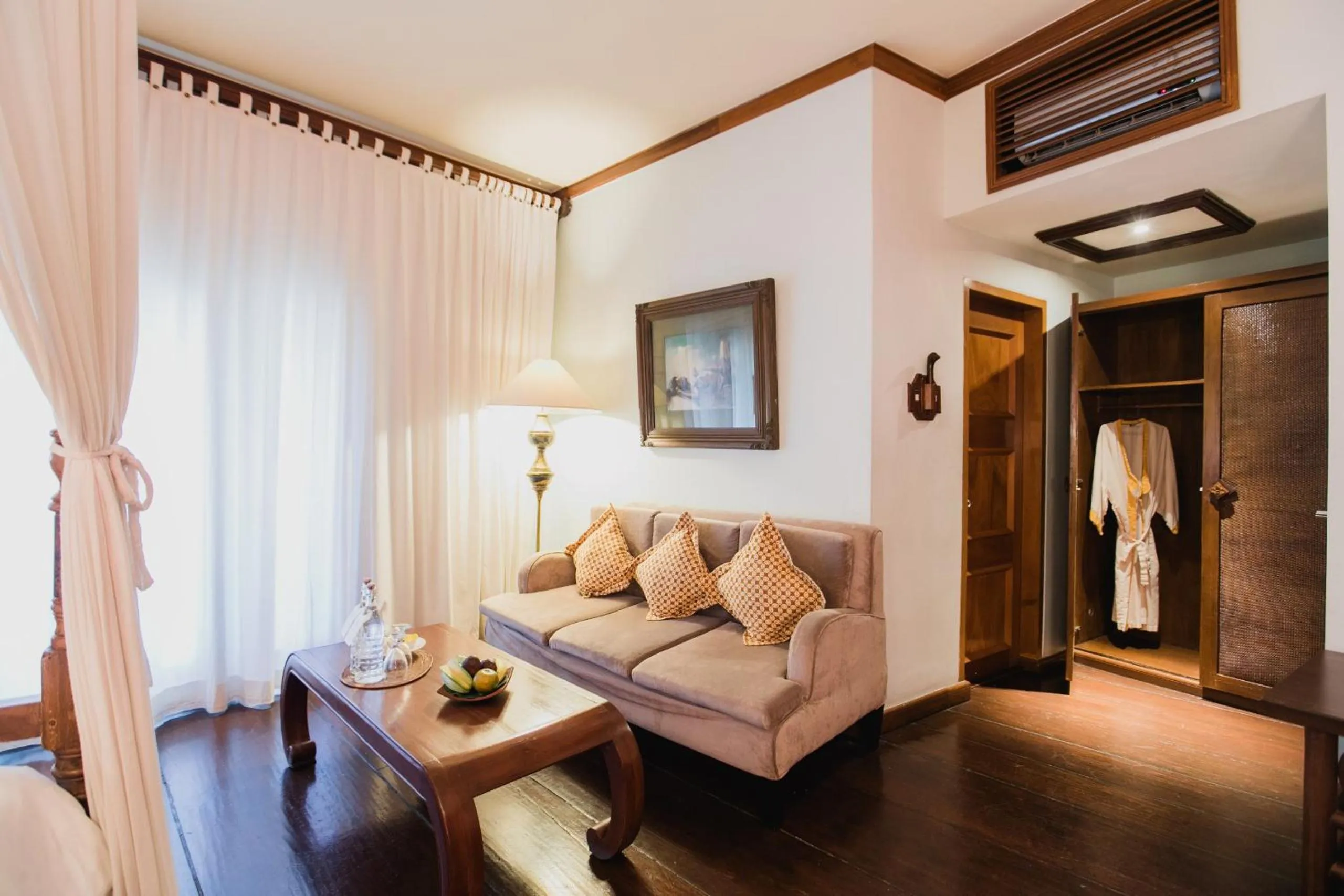 Seating area in Hotel Tugu Malang