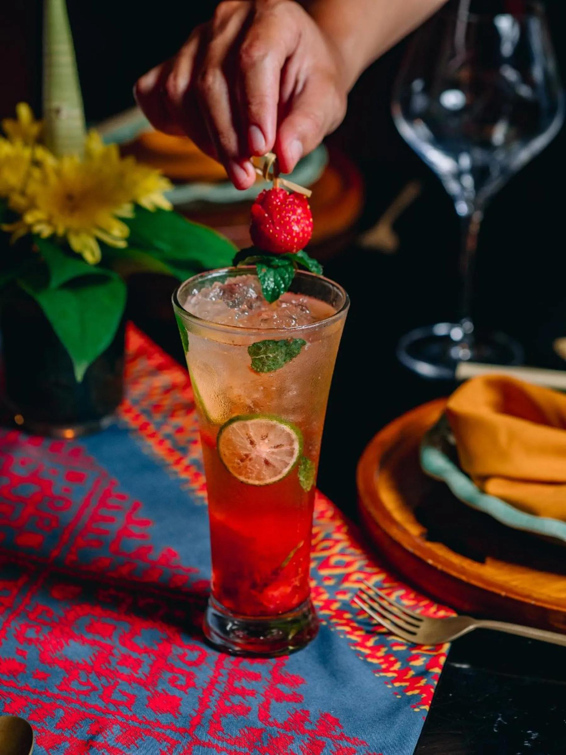 Drinks in Hotel Tugu Malang