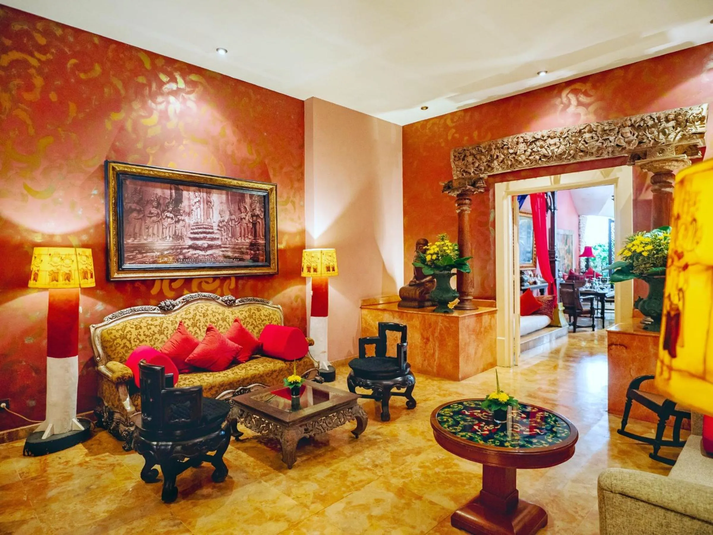 Living room in Hotel Tugu Malang