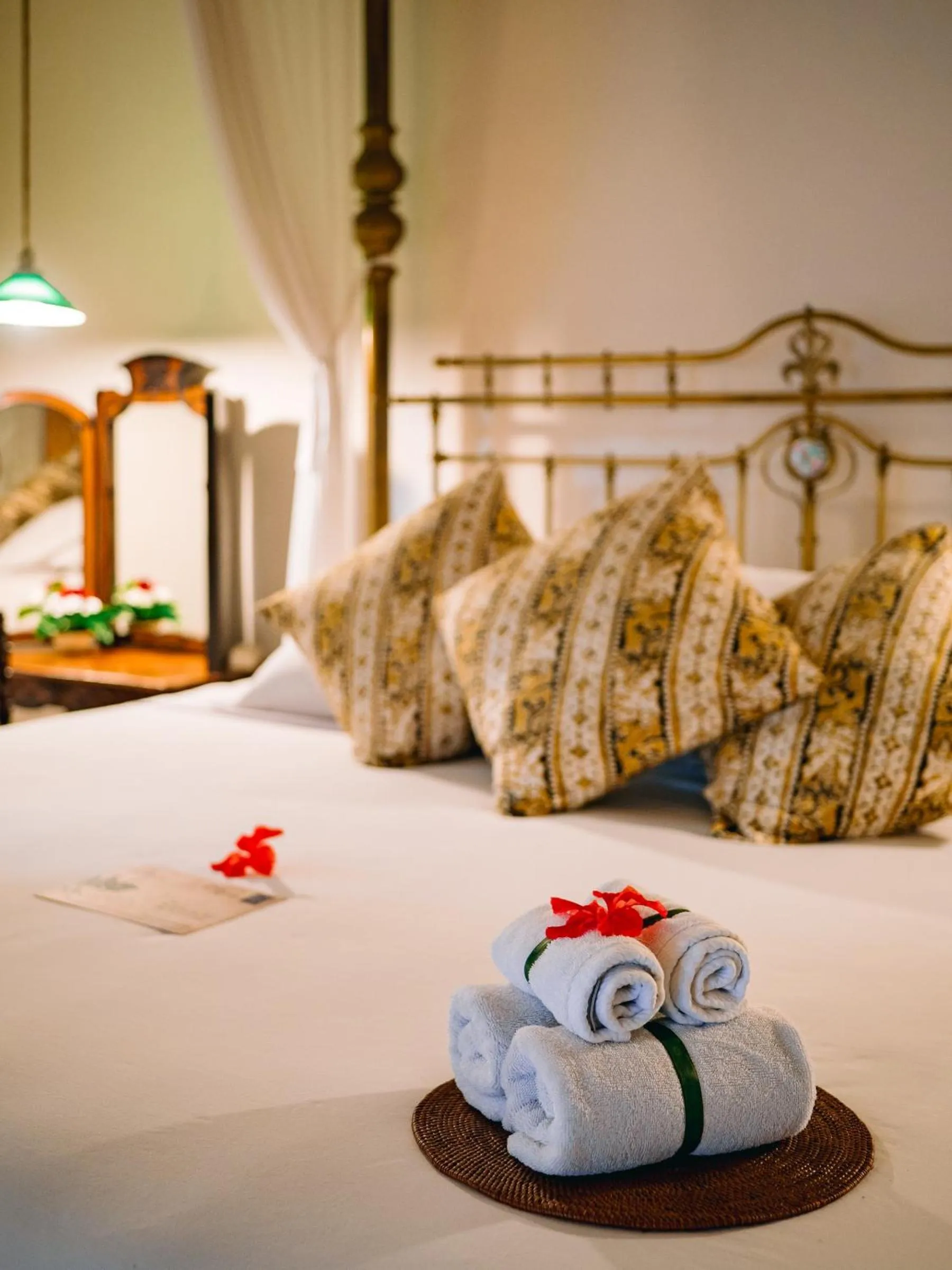 Bed in Hotel Tugu Malang