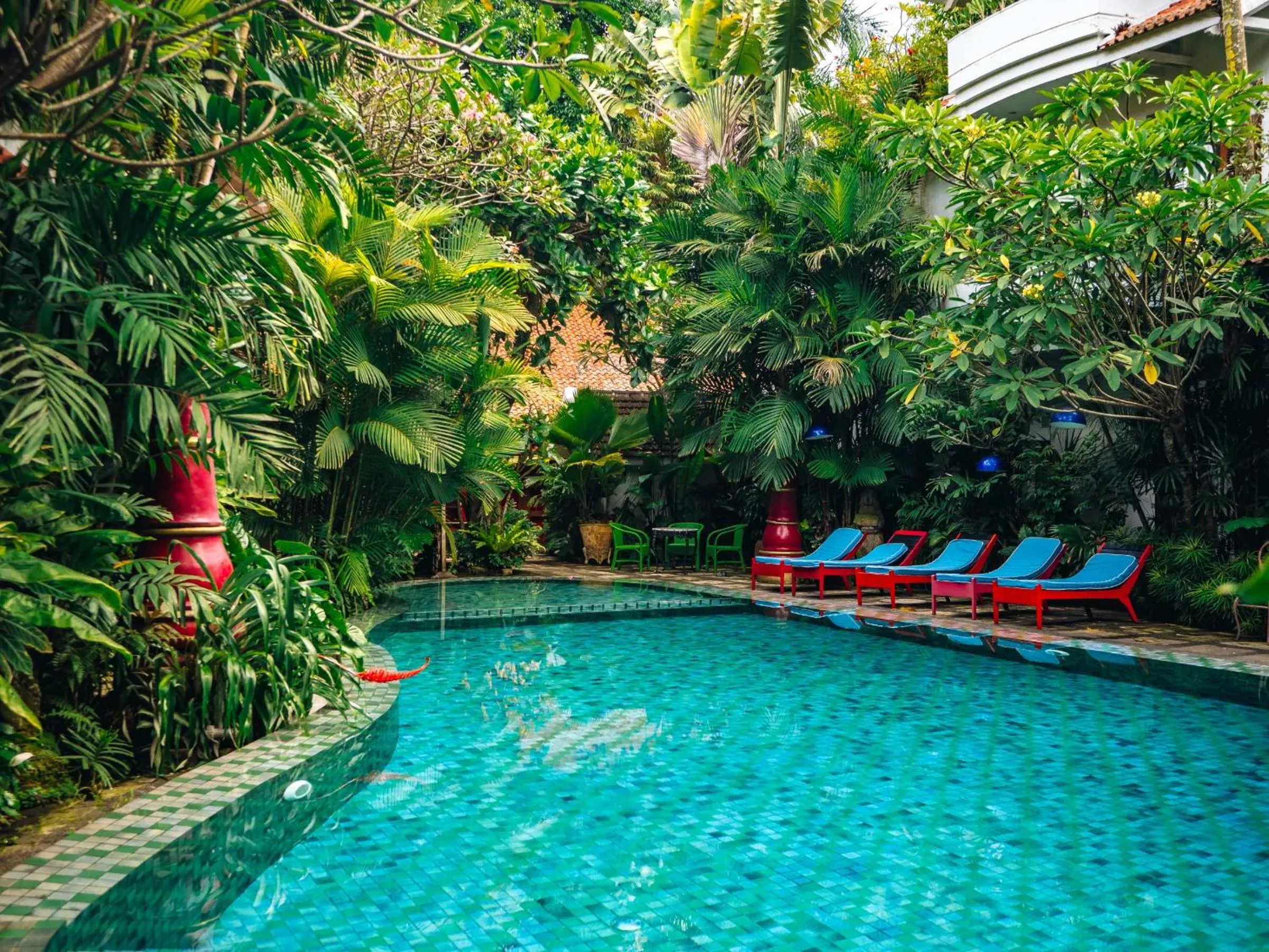Swimming pool in Hotel Tugu Malang