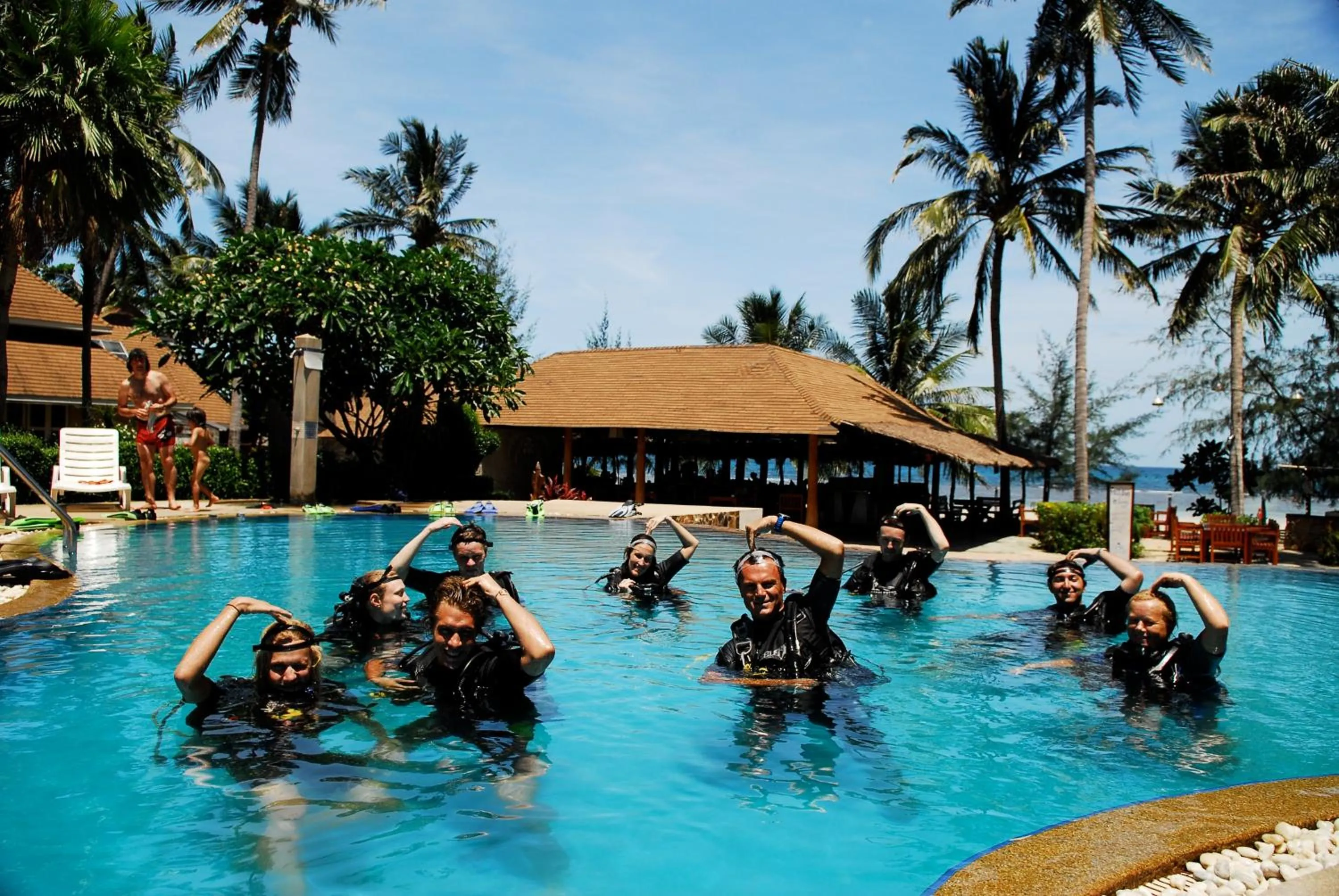 Swimming pool in Koh Tao Coral Grand Resort