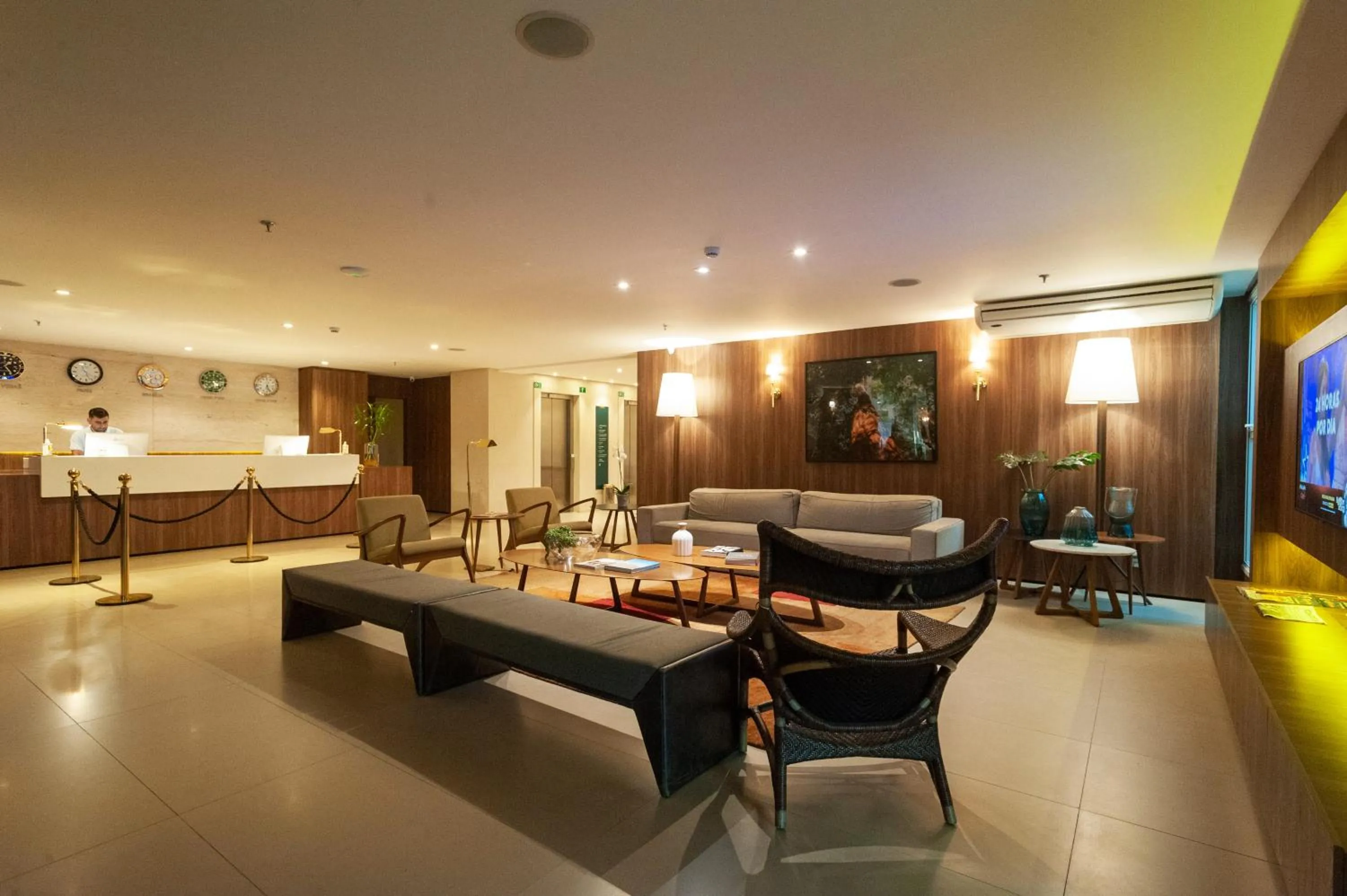 Lobby or reception in Radisson Hotel Anápolis