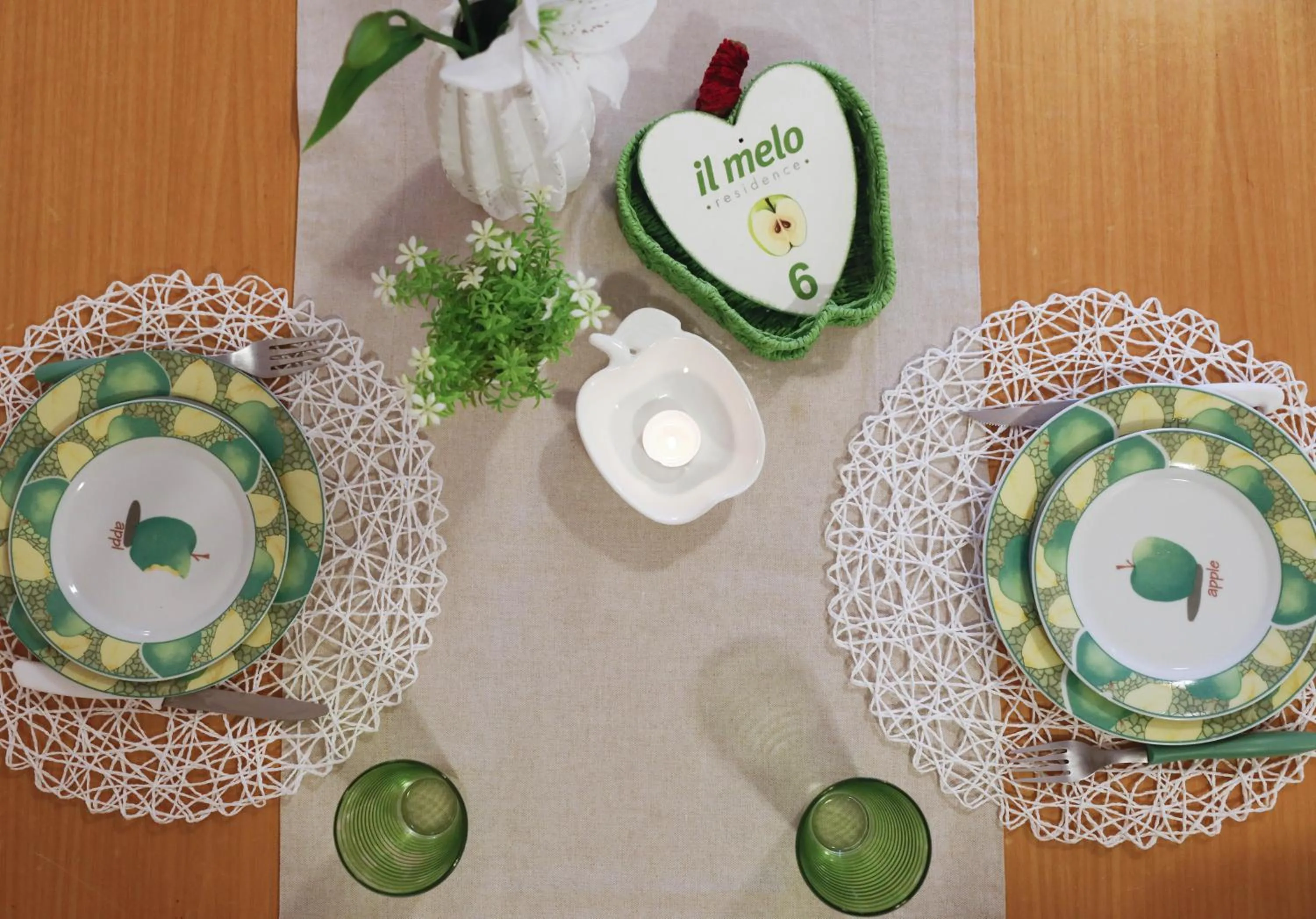 Decorative detail in Il Melo Residence