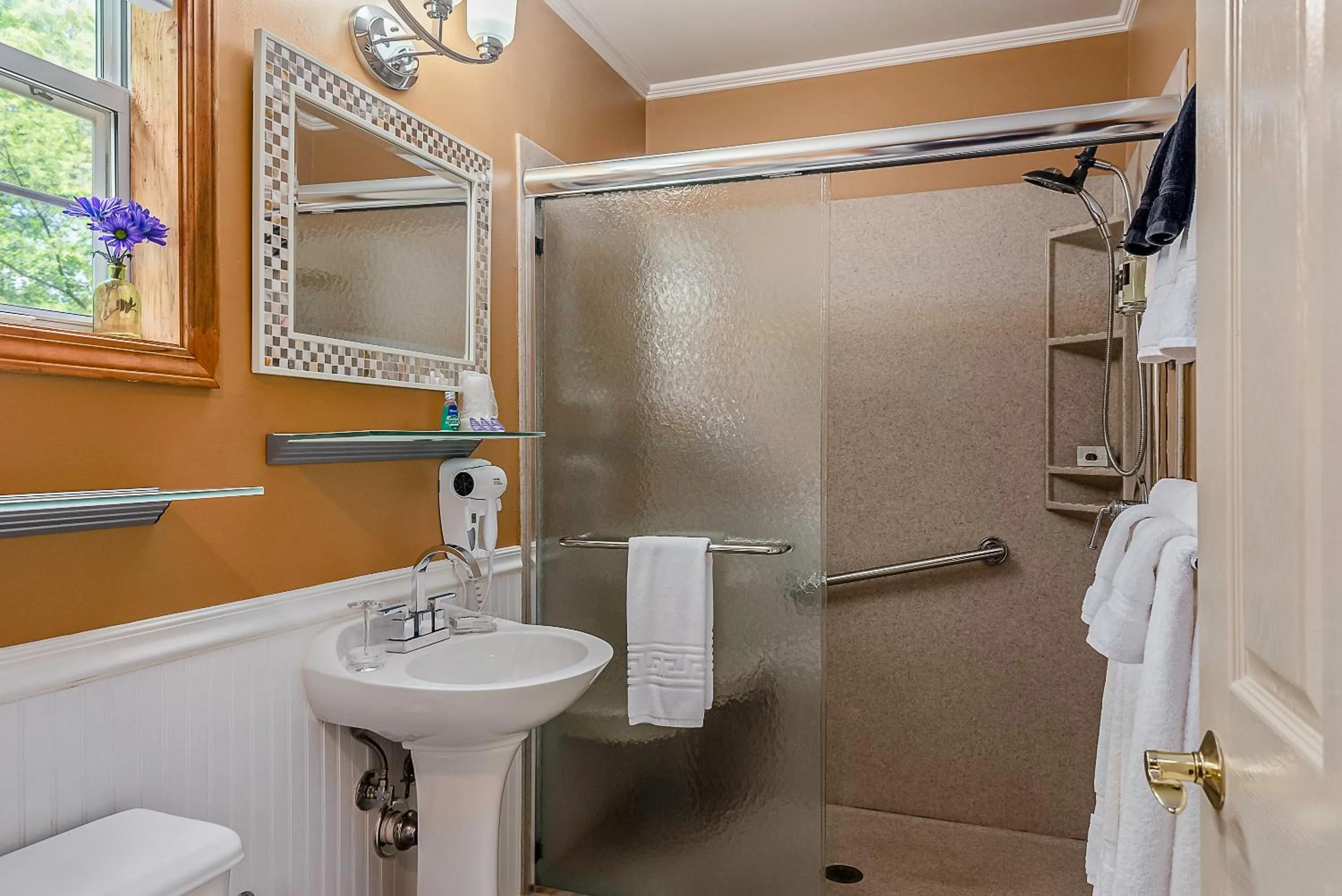 Shower in The Woods Cabins