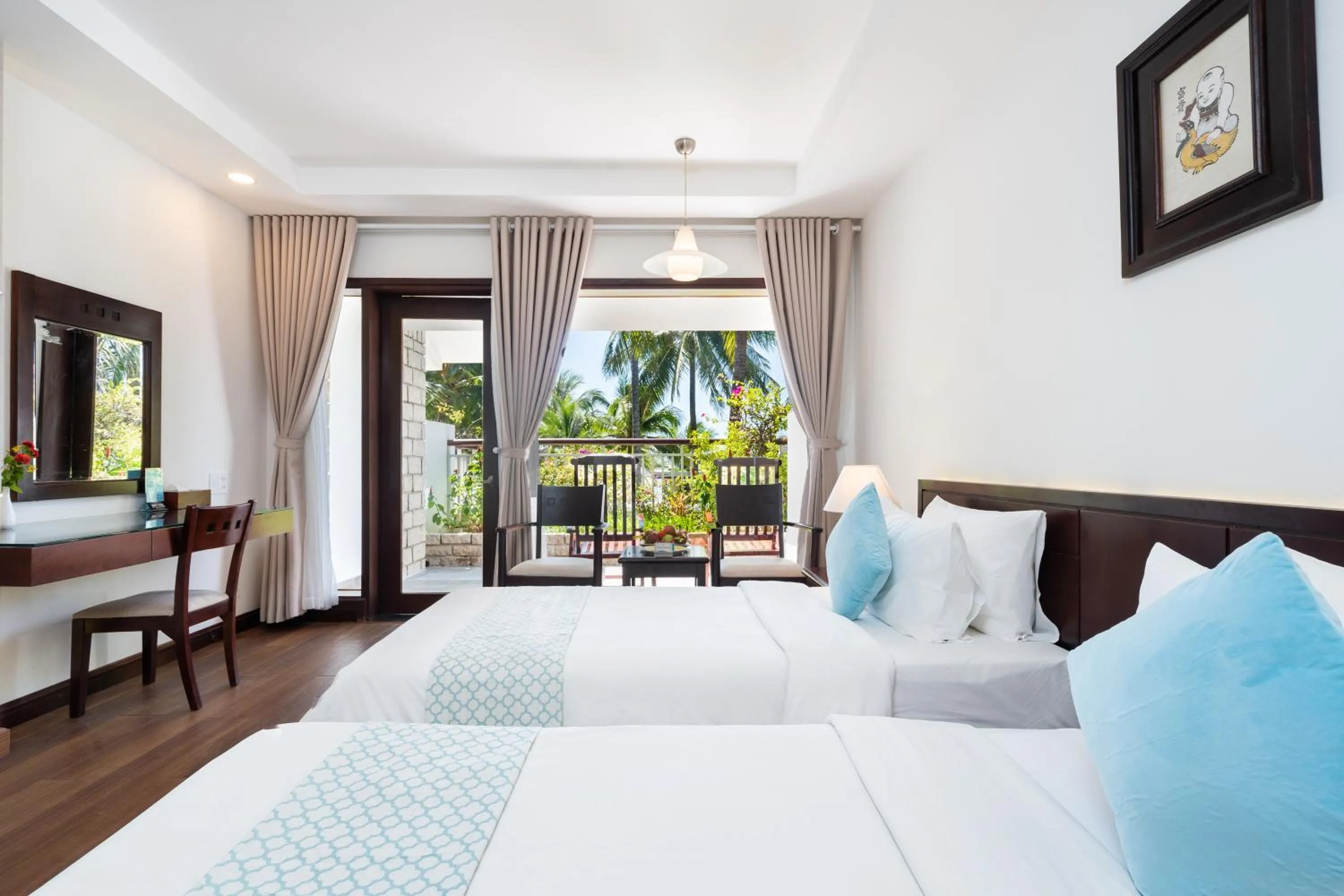 Bedroom, Bed in Hoang Ngoc Beach Resort