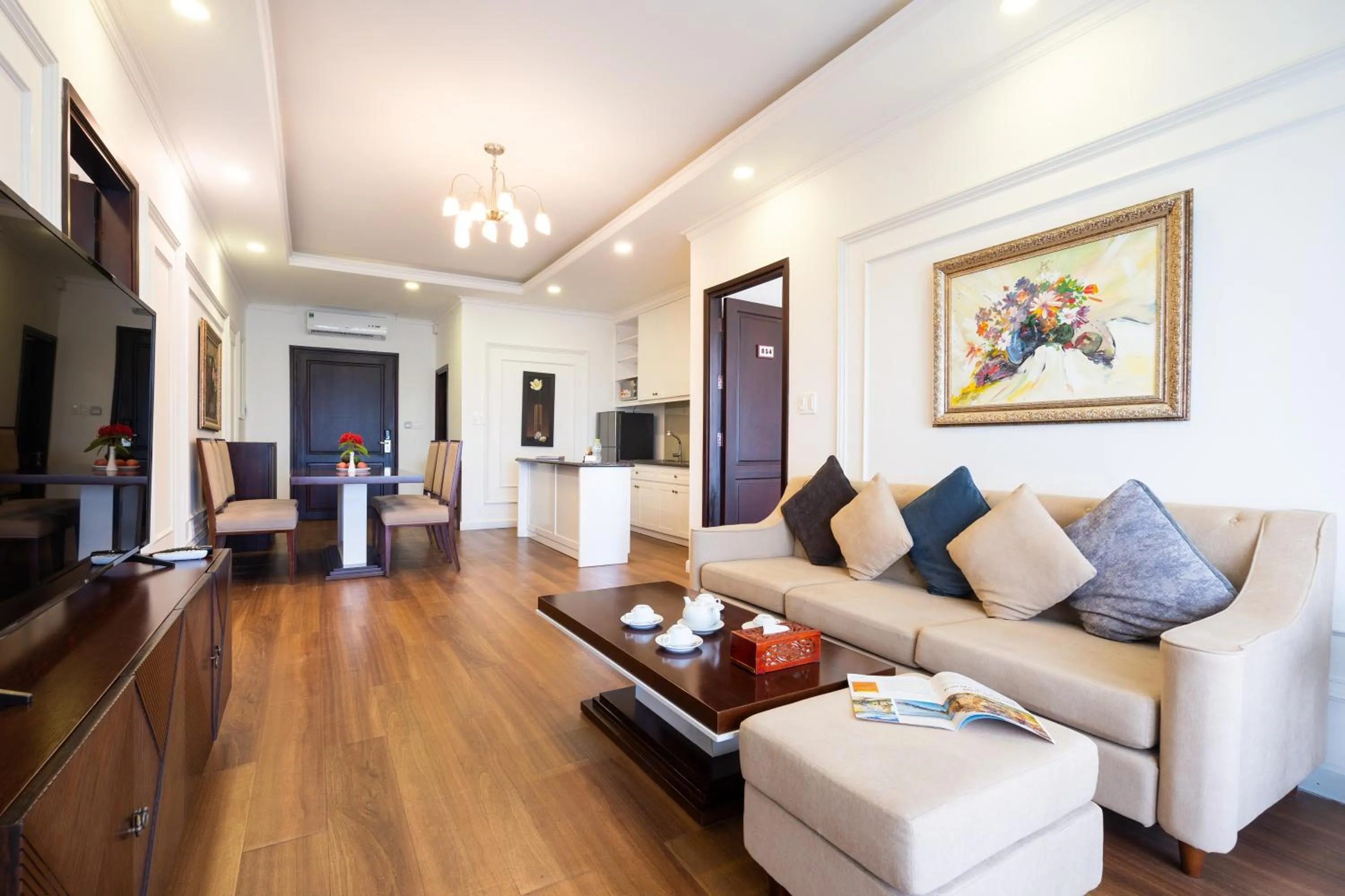 Living room in Hoang Ngoc Beach Resort