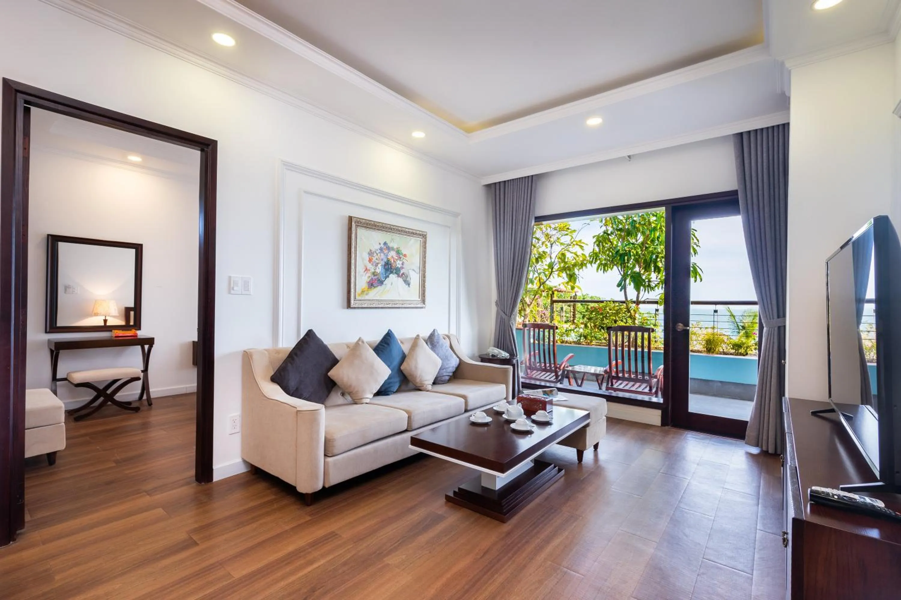 Living room in Hoang Ngoc Beach Resort