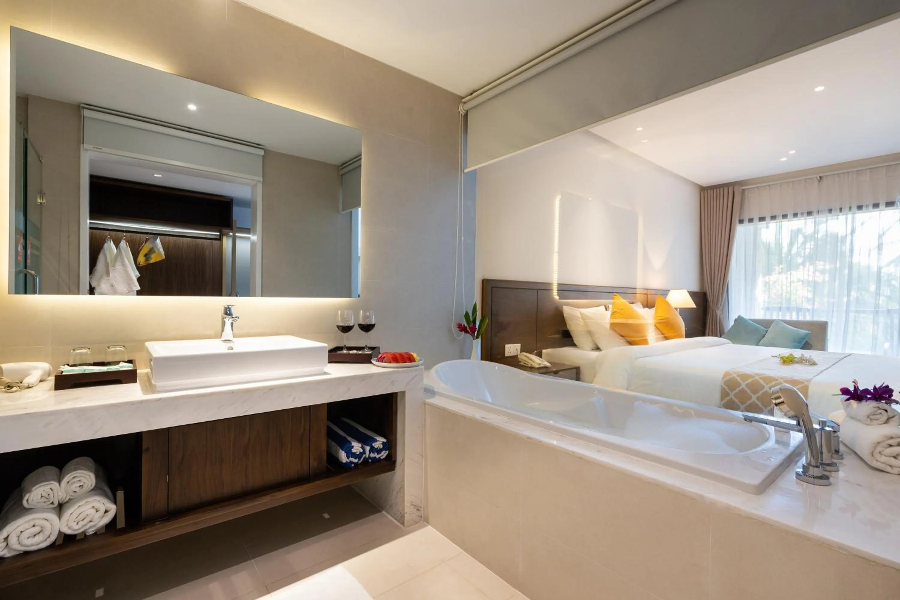 Bathroom in Hoang Ngoc Beach Resort