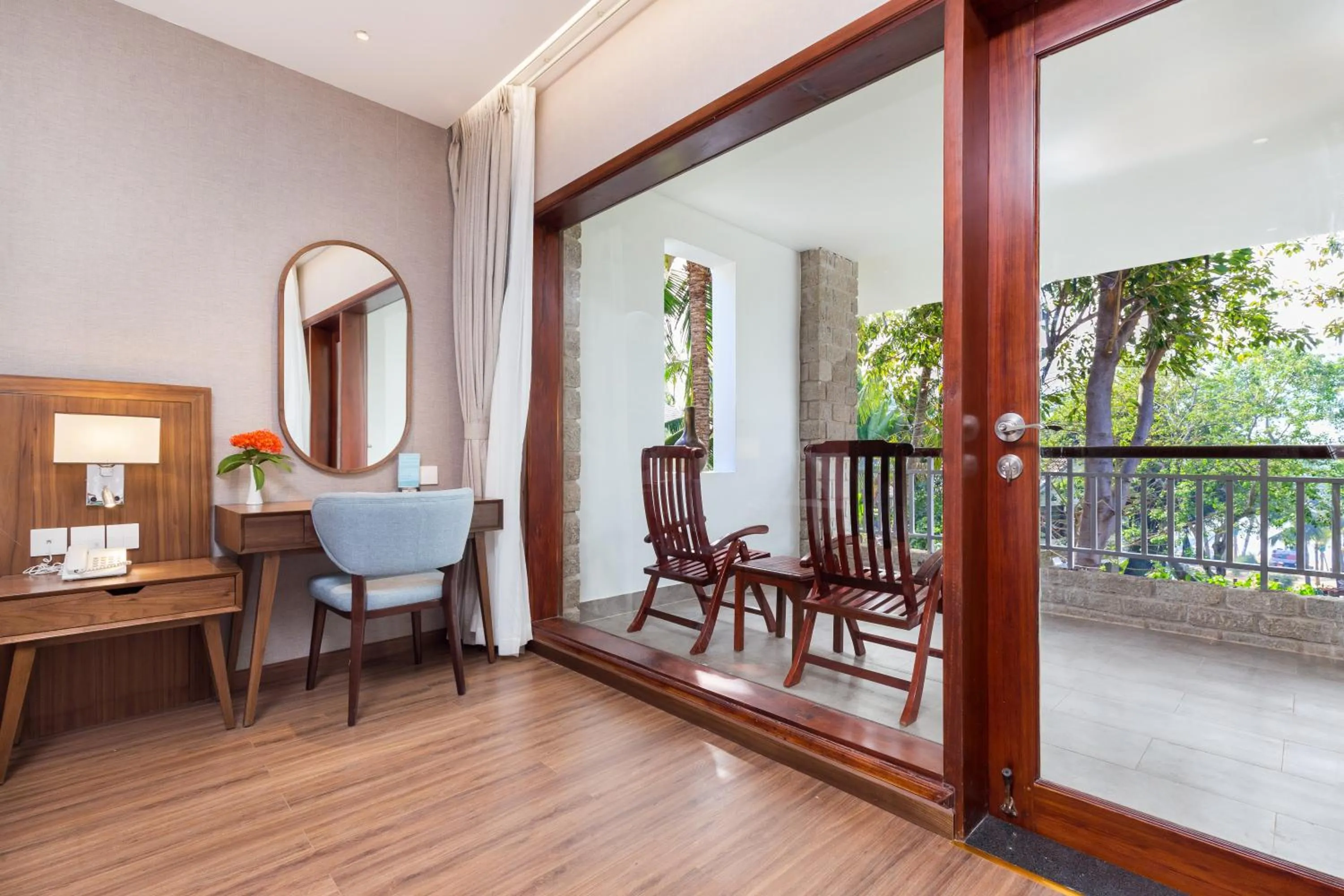 Seating area in Hoang Ngoc Beach Resort