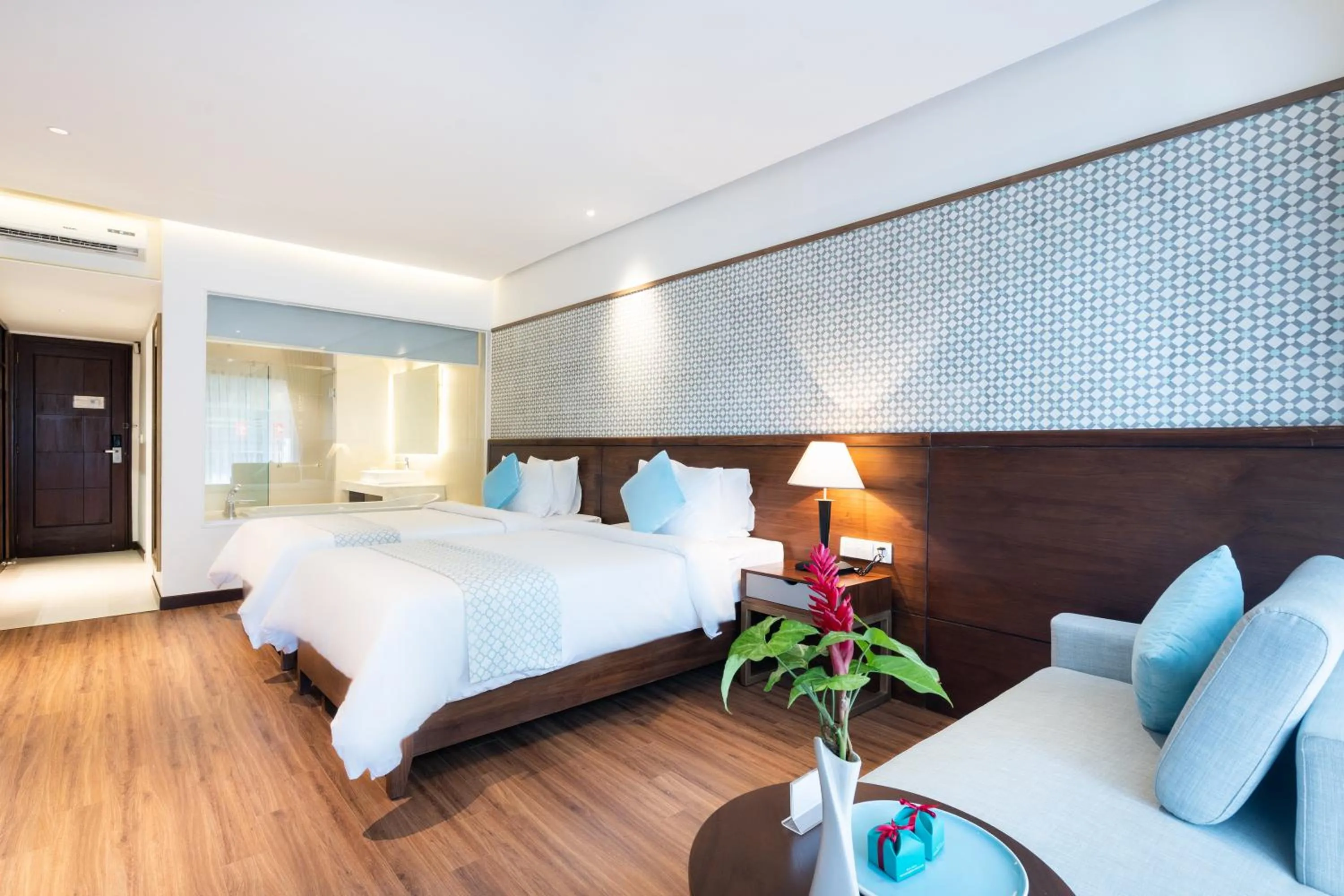 Bedroom, Bed in Hoang Ngoc Beach Resort