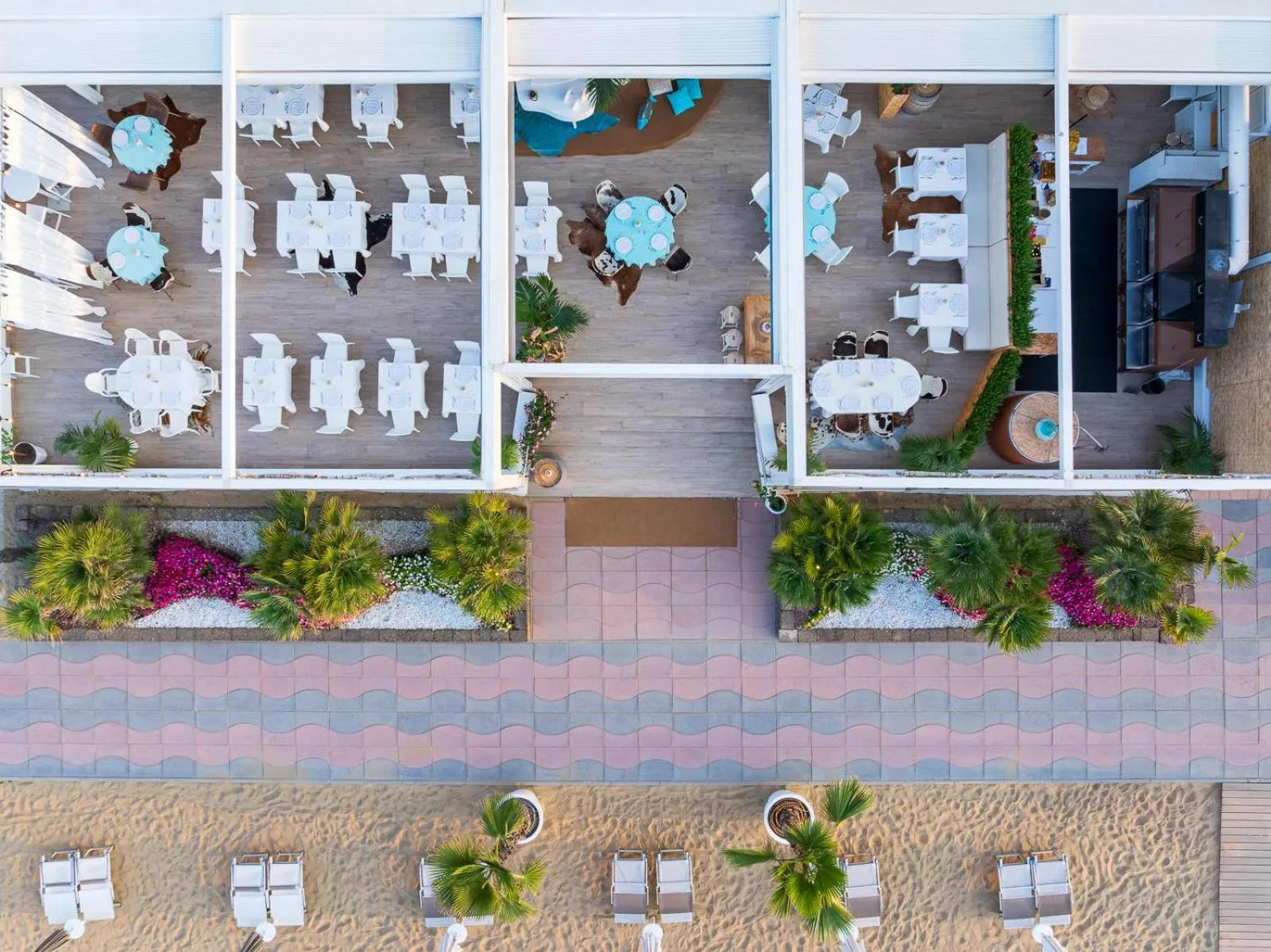 Bird's eye view in Hotel Bellariva