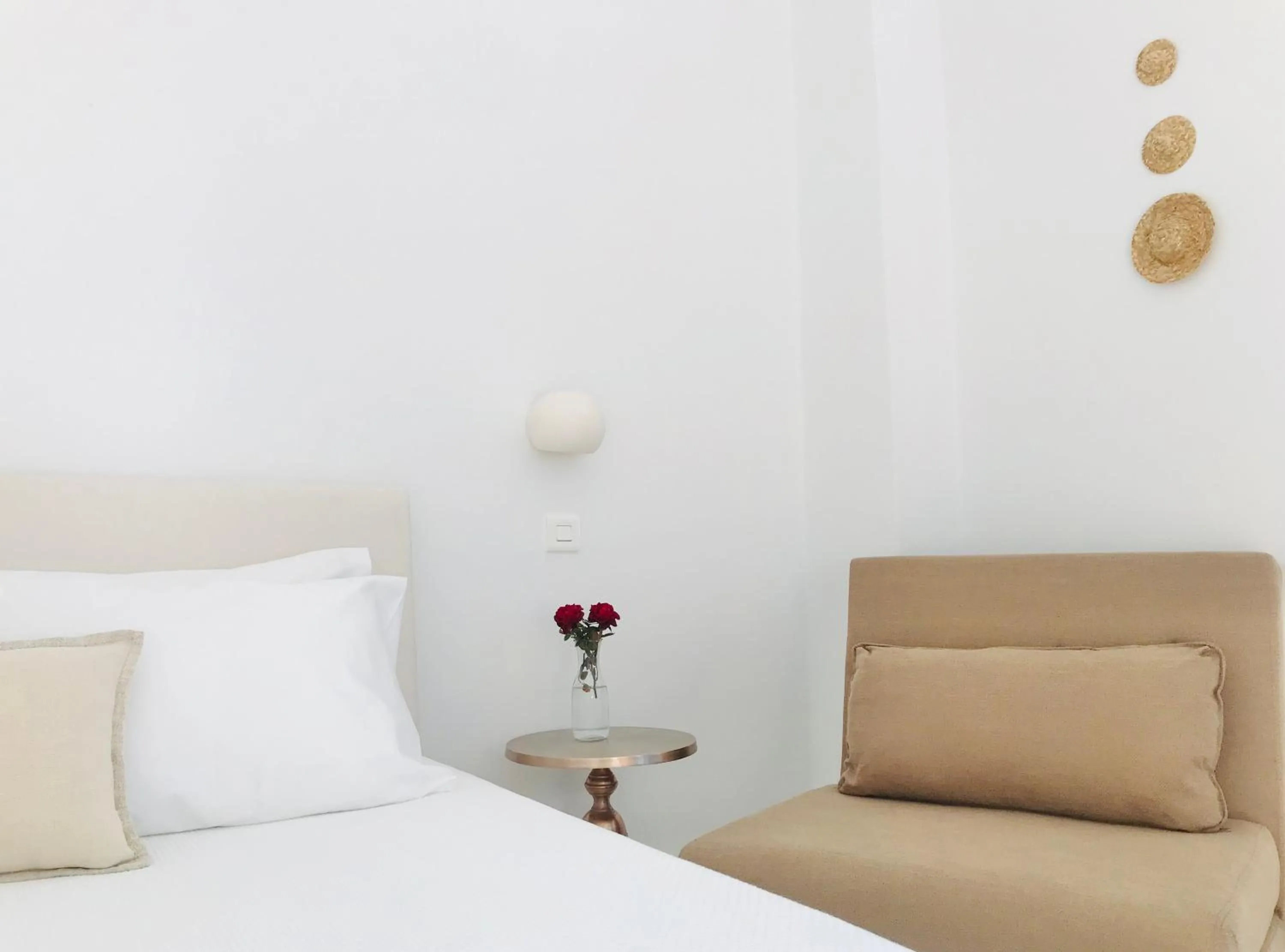 Bedroom, Bed in Villa Fotini