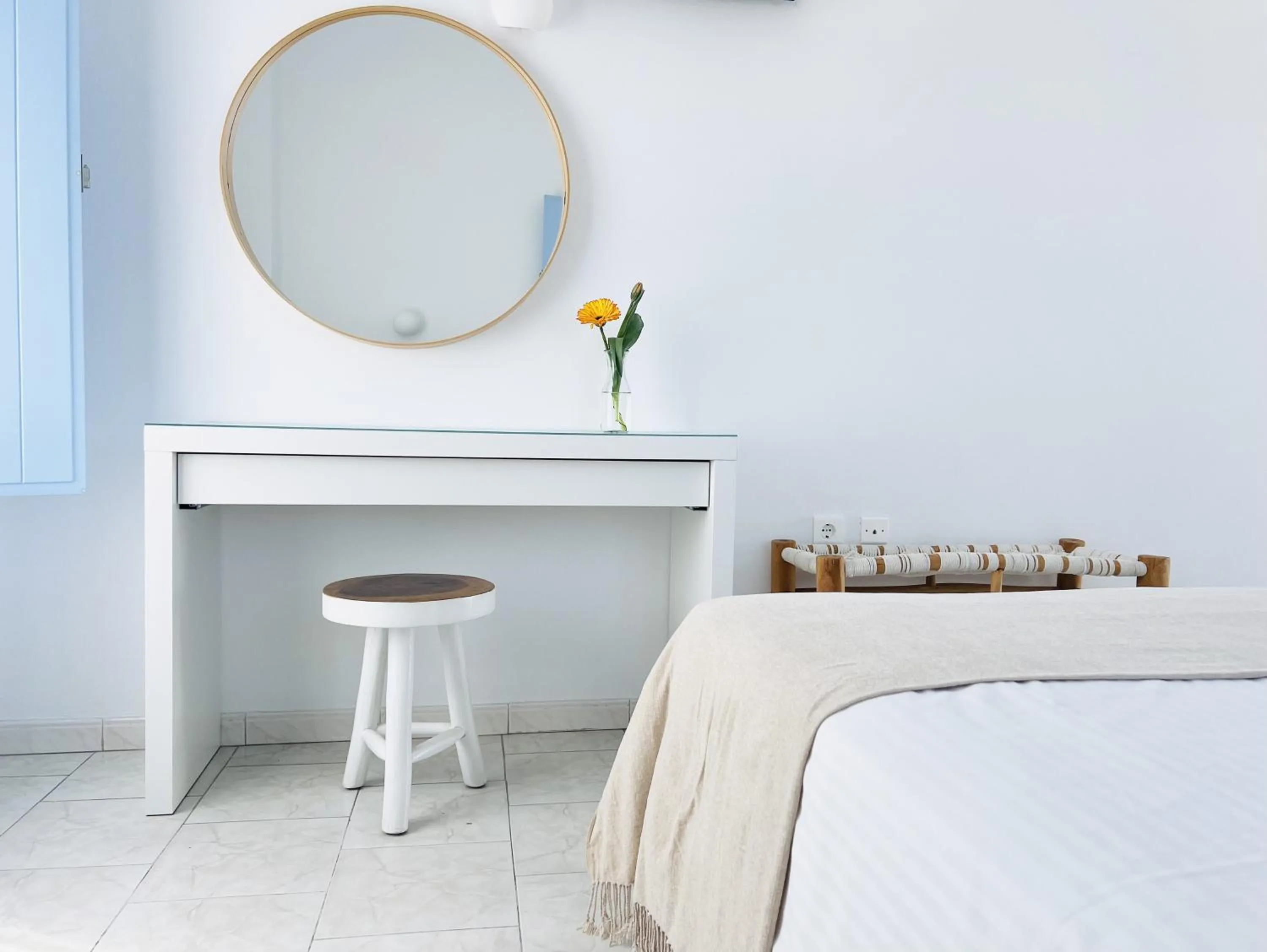 Bedroom, Bed in Villa Fotini