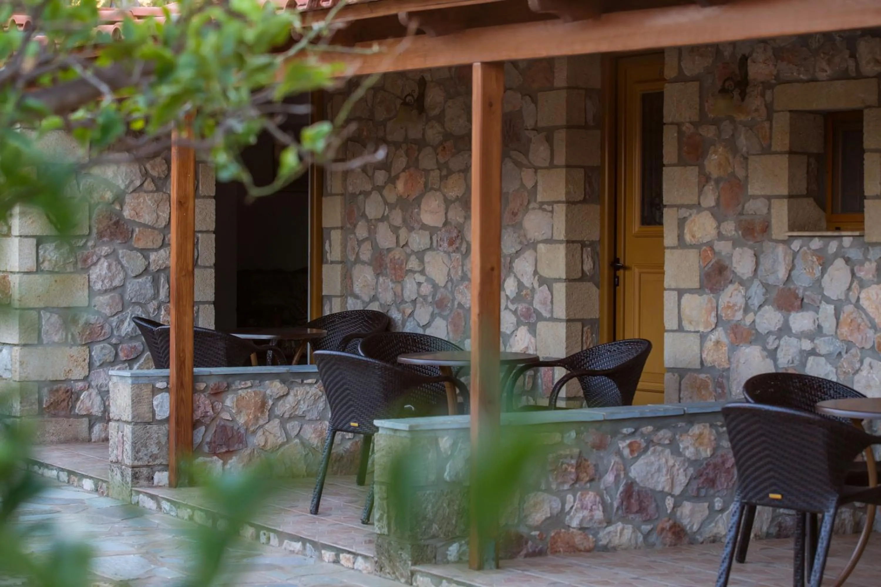 Facade/entrance in Georgia's Houses (Melitzanakia)