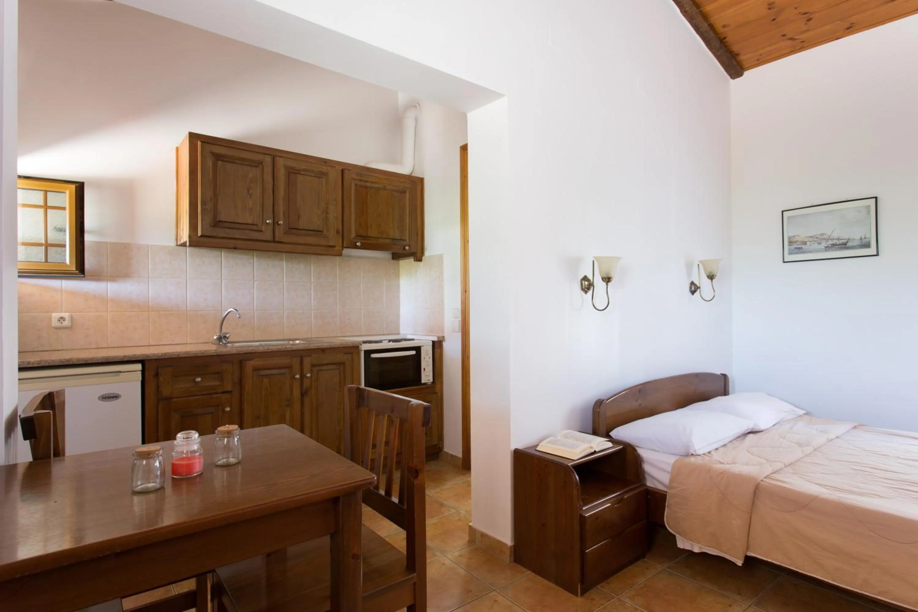 Bedroom, Bed in Georgia's Houses (Melitzanakia)