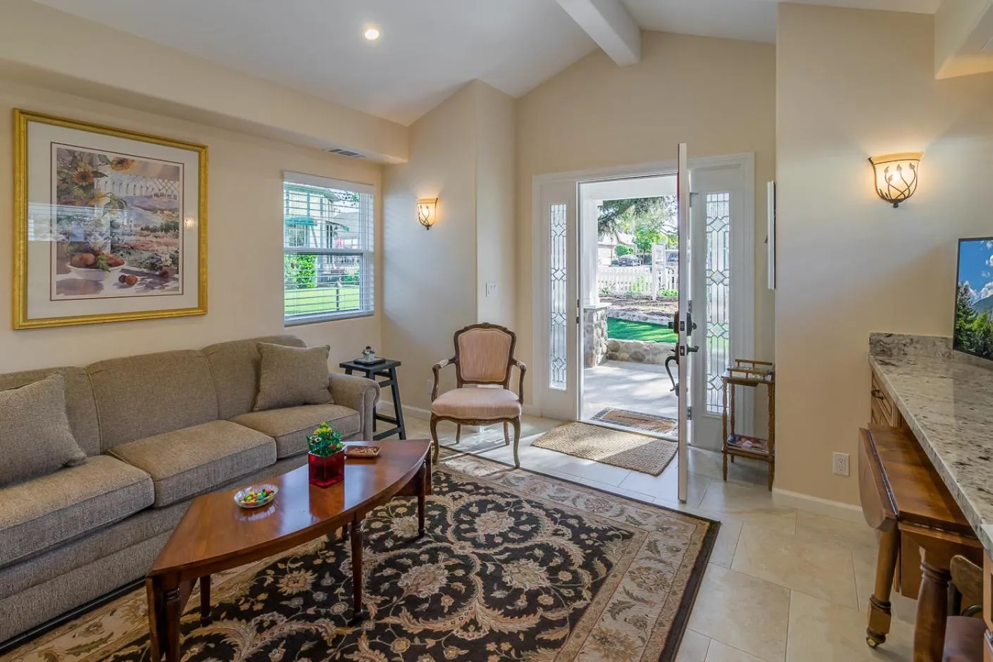 Living room in Solvang Alisal Vacation Cottages