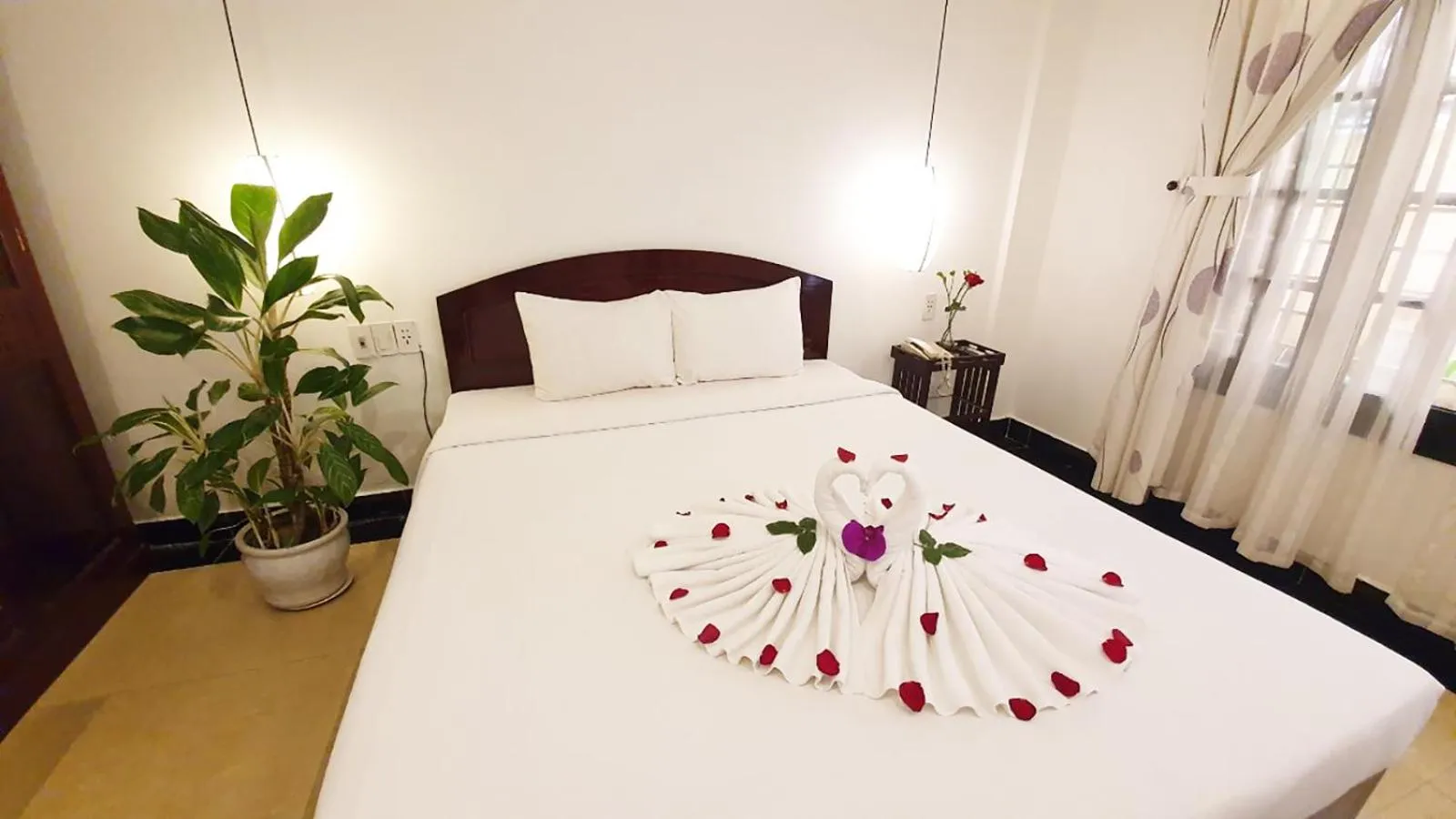 Bed in Hoi An Hai Au Boutique Hotel