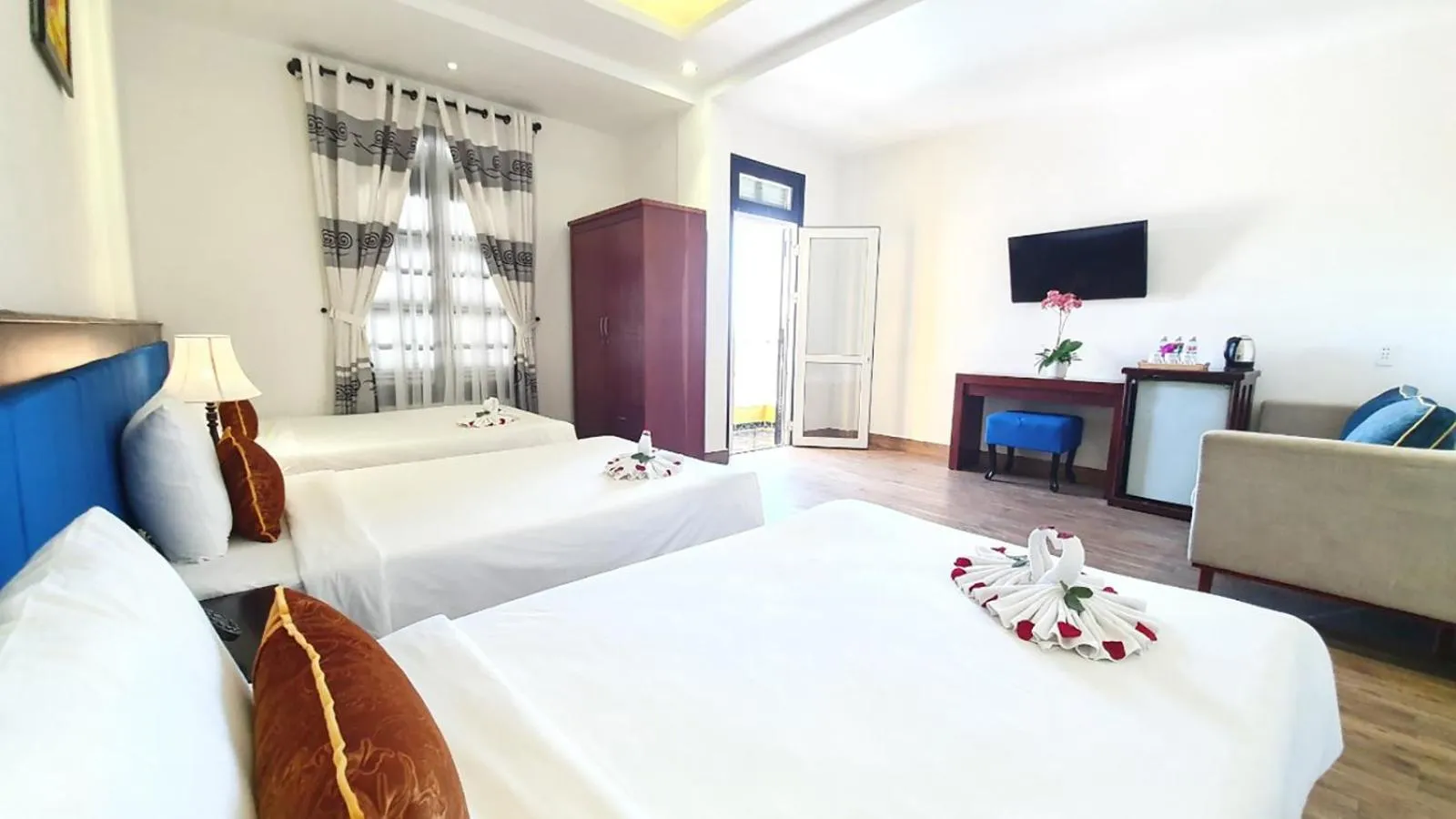 Bed in Hoi An Hai Au Boutique Hotel