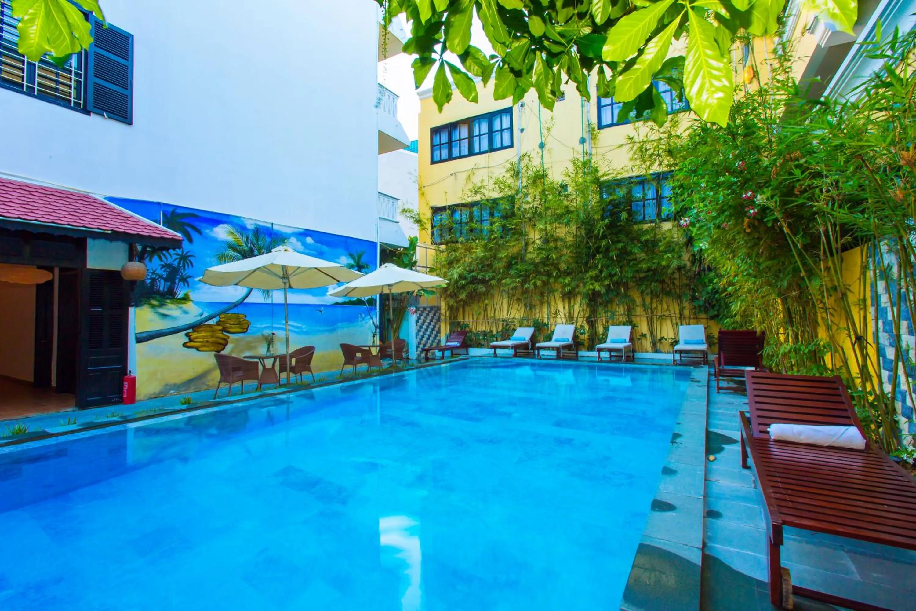 Swimming pool in Hoi An Hai Au Boutique Hotel
