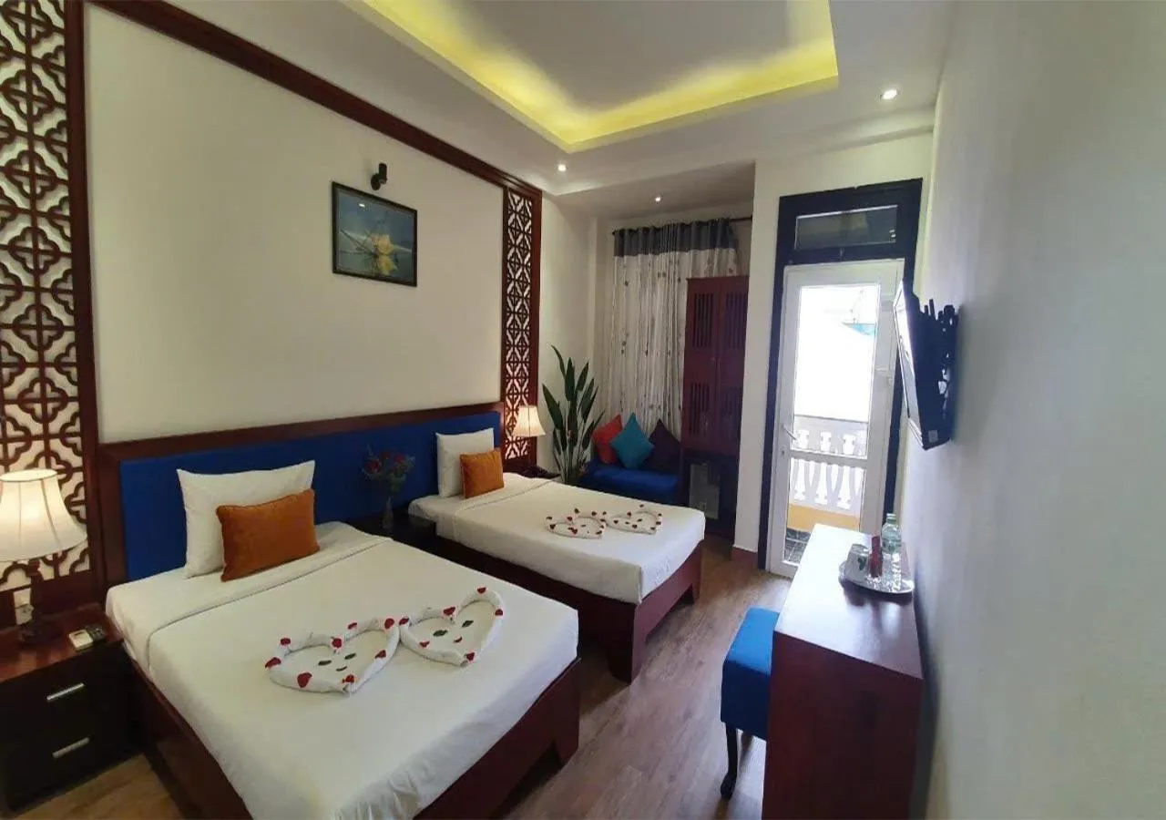 Bed in Hoi An Hai Au Boutique Hotel