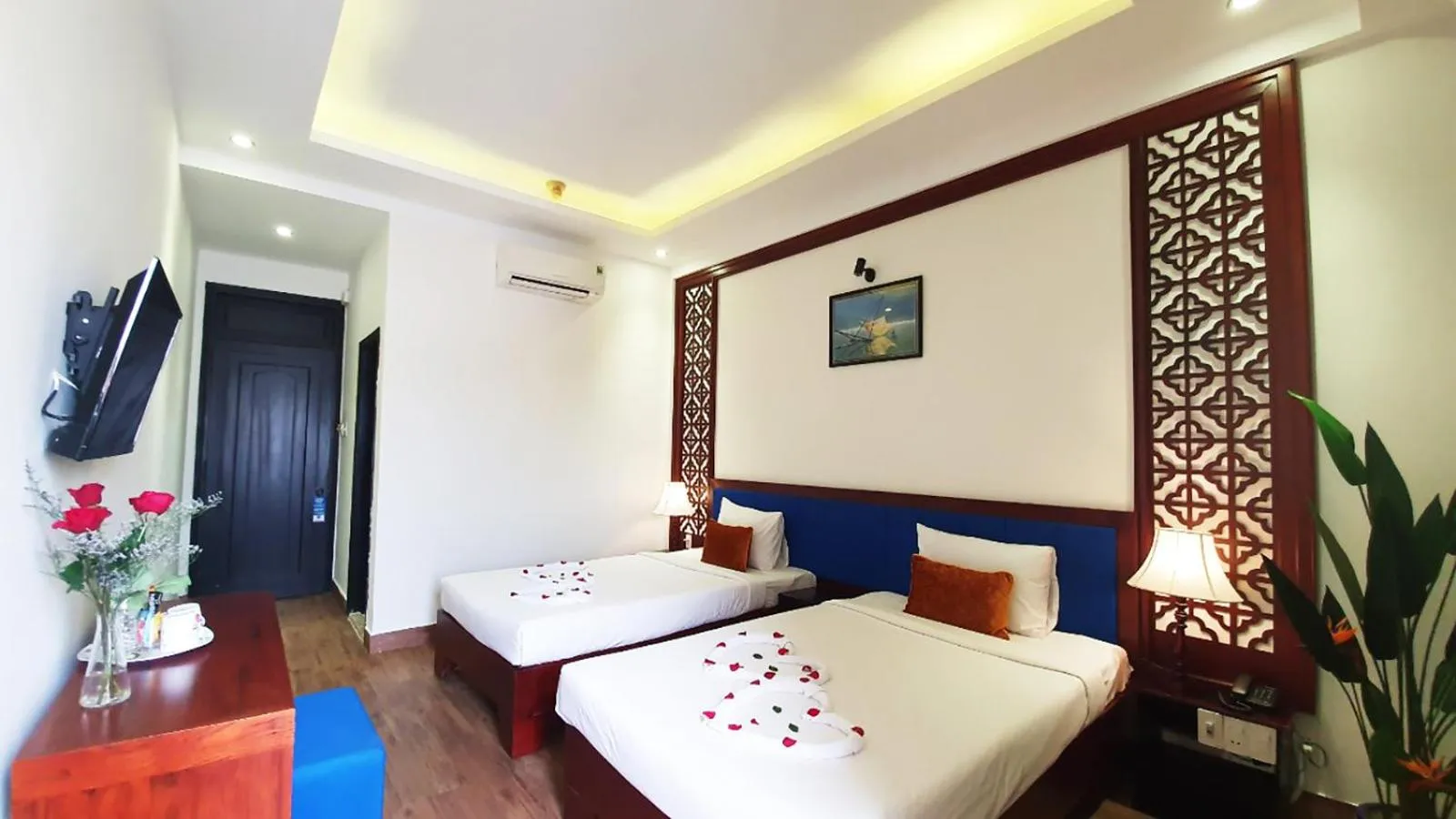 Bed in Hoi An Hai Au Boutique Hotel