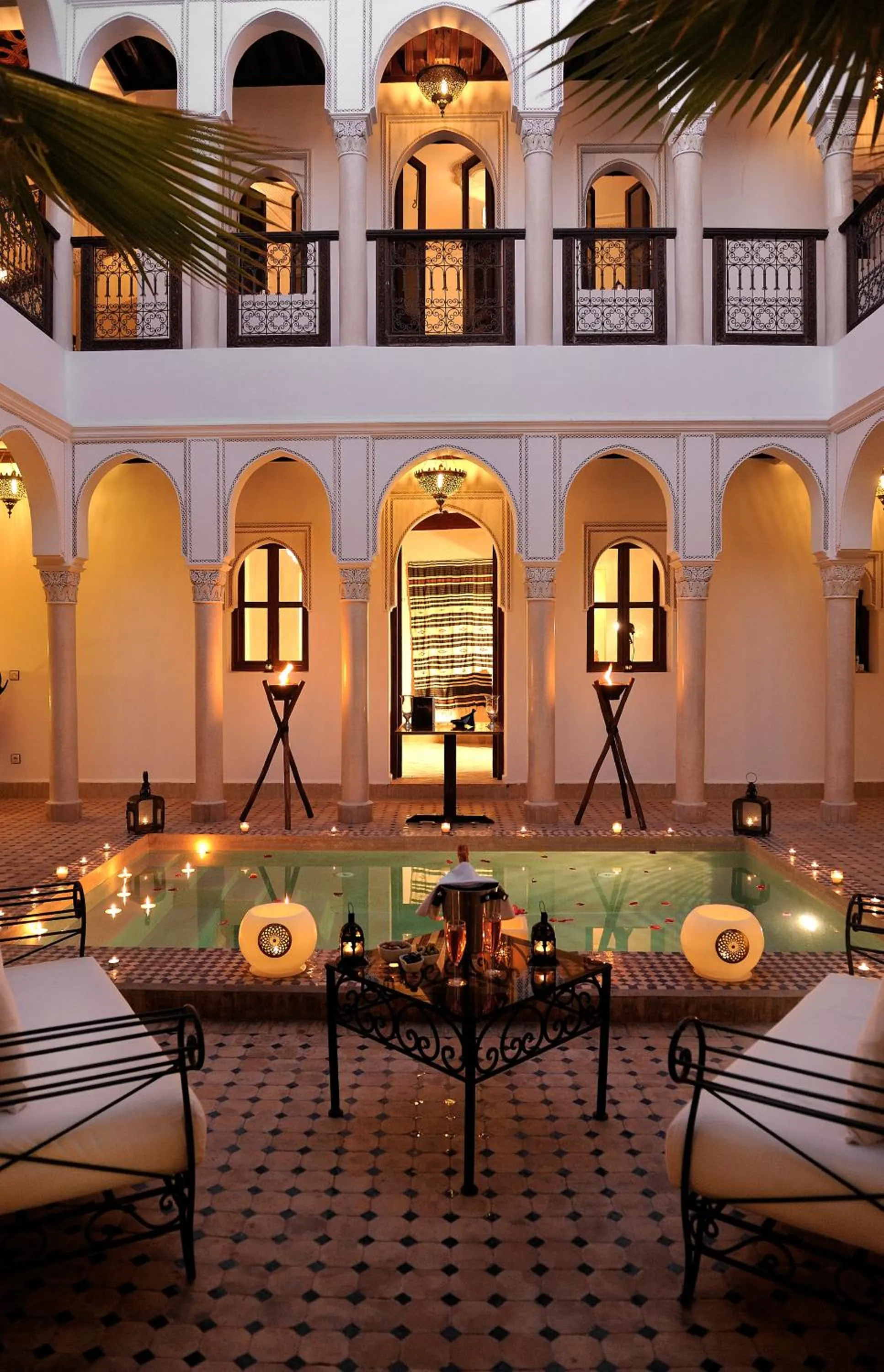 Swimming pool in Riad Le Jardin d'Abdou