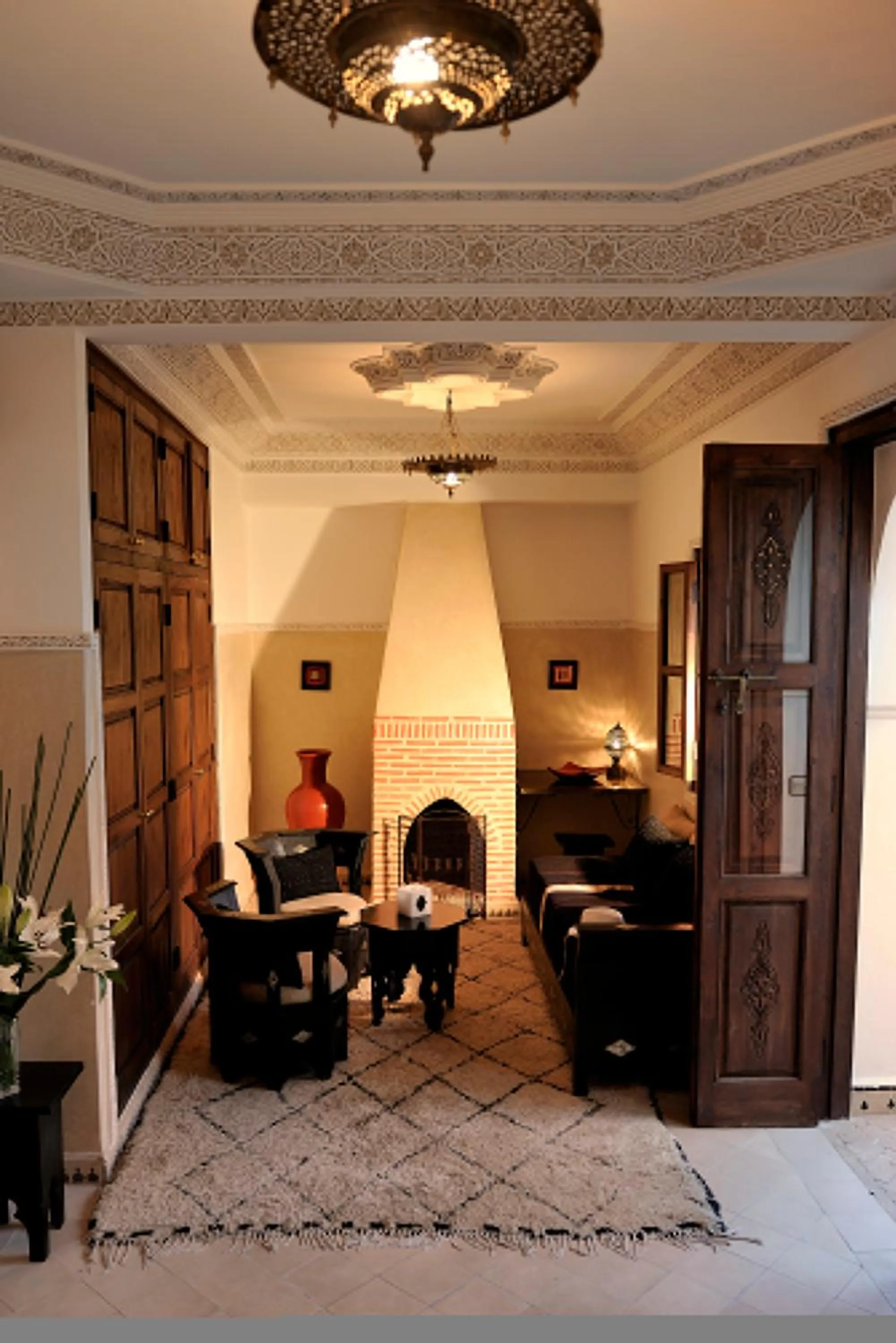 Living room in Riad Le Jardin d'Abdou