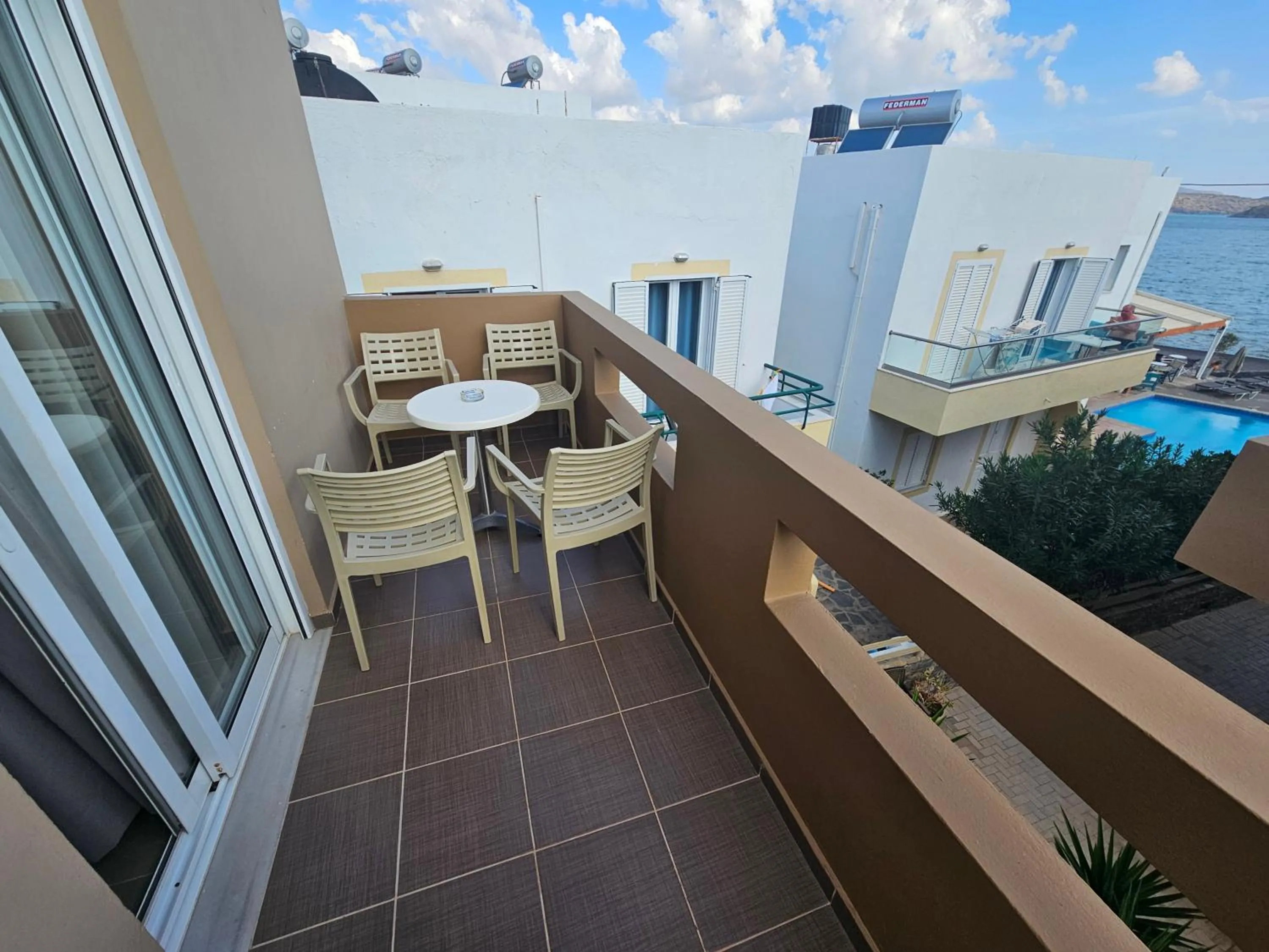 View (from property/room) in Elounda Sunrise Apartments