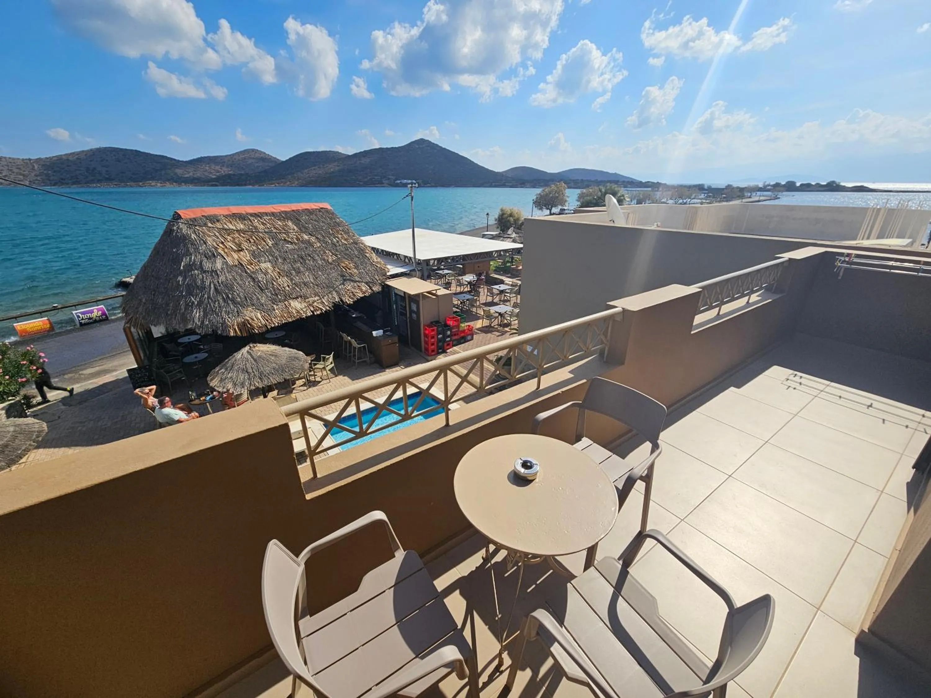 Sea view in Elounda Sunrise Apartments