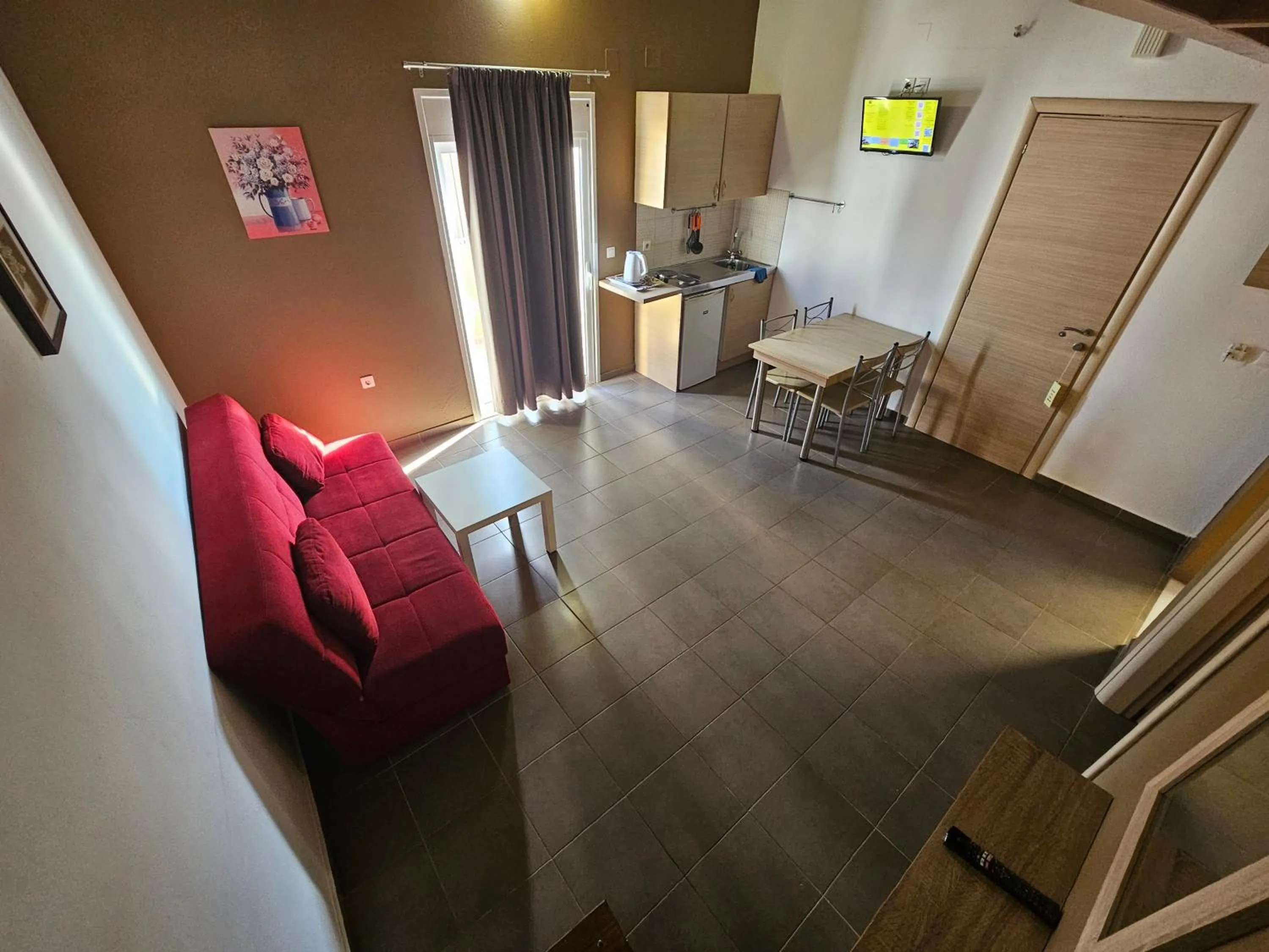 Kitchen or kitchenette in Elounda Sunrise Apartments