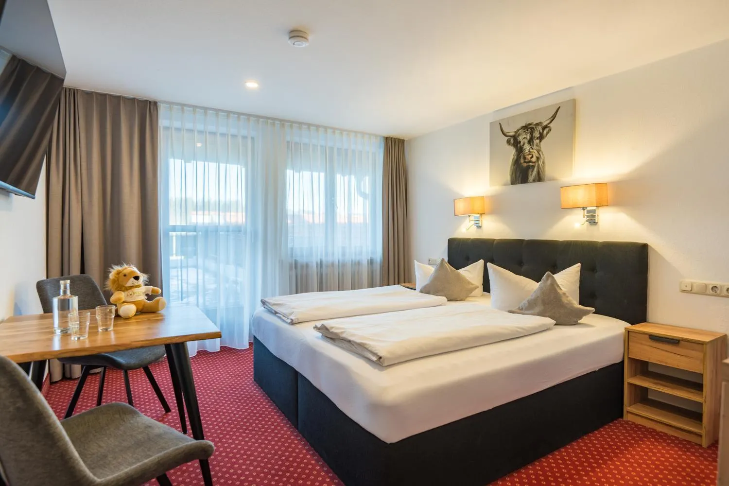 Bed in Familienhotel Löwen