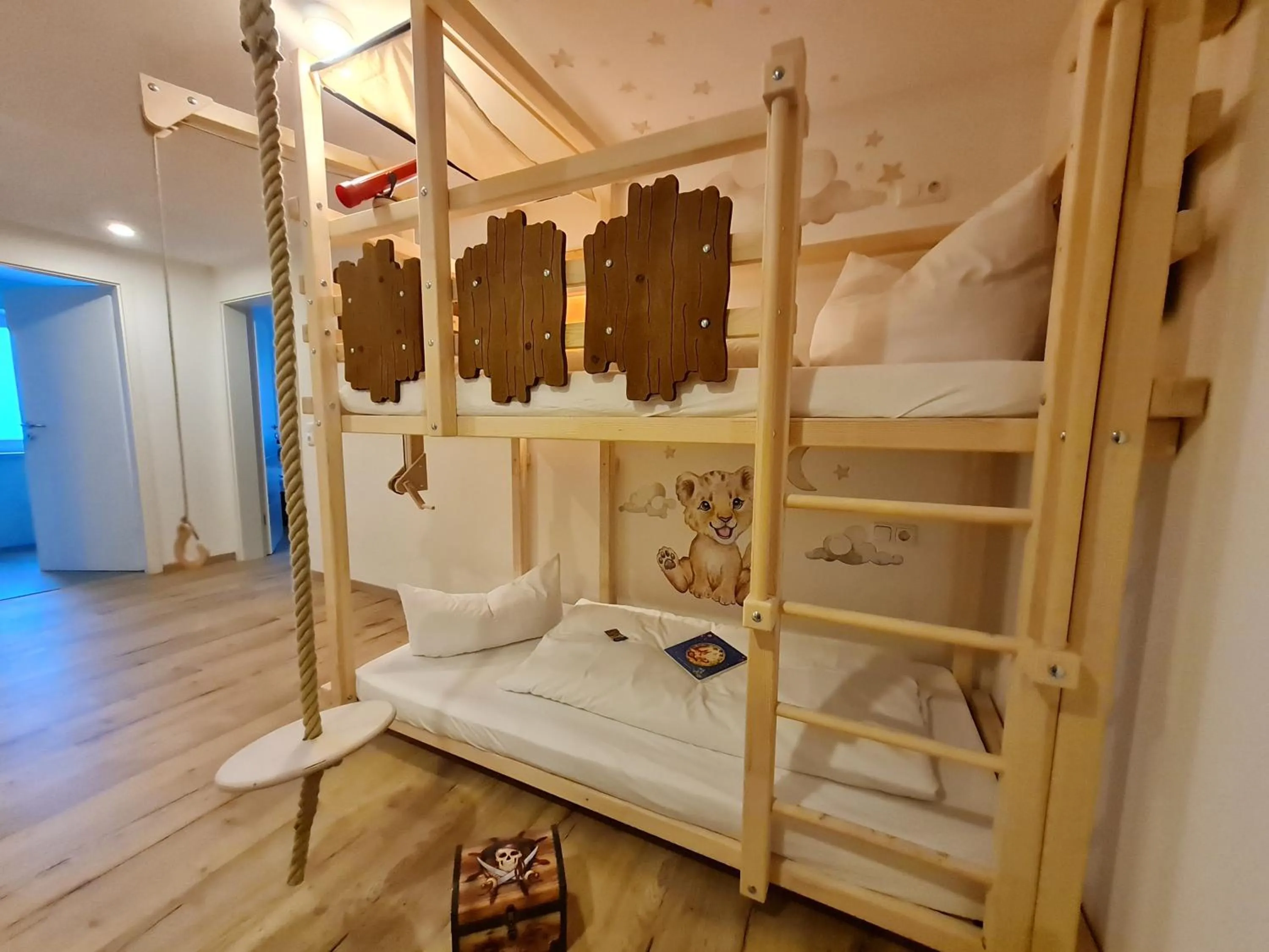 Bedroom, Bed in Familienhotel Löwen