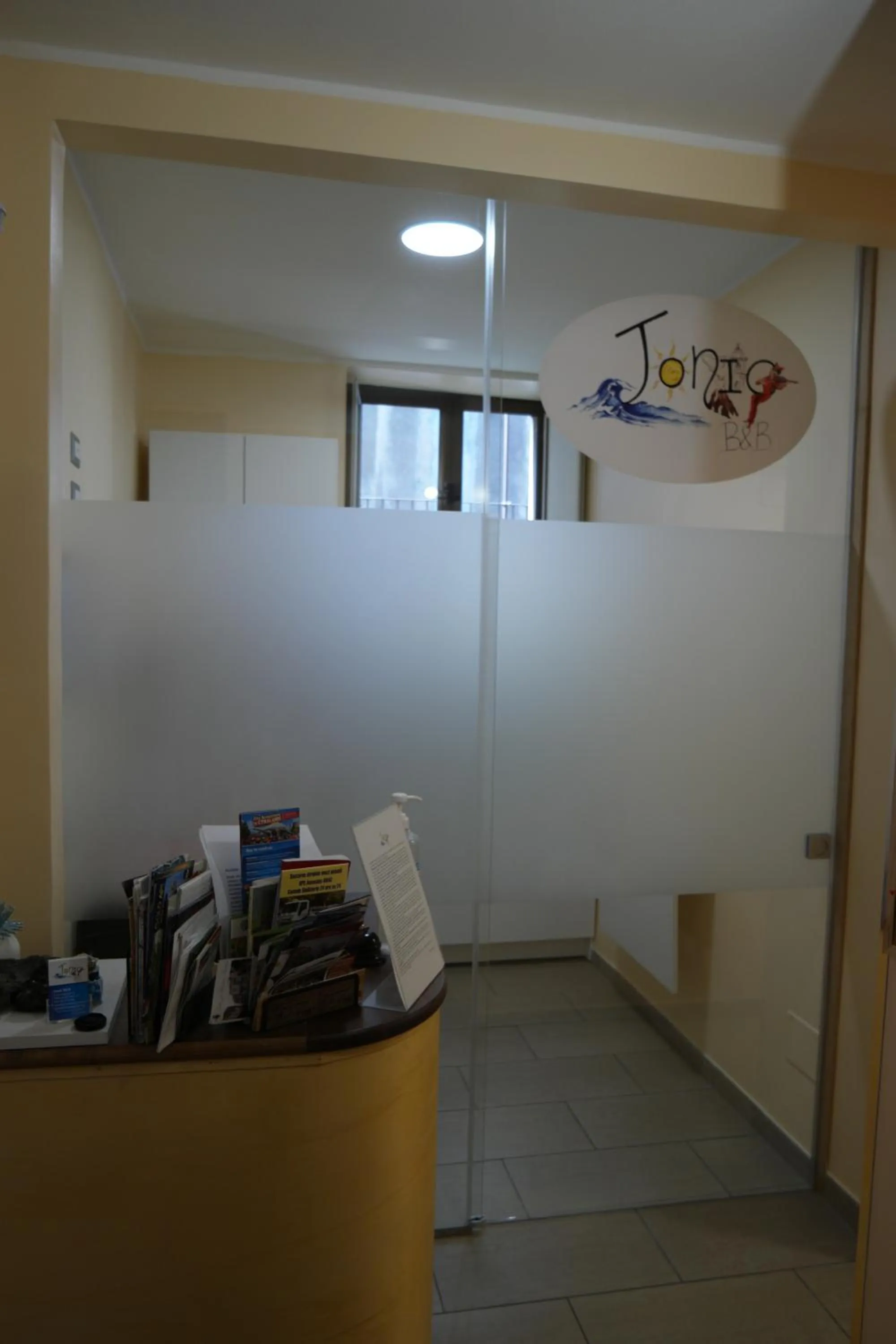 Lobby or reception in Jonio B&B