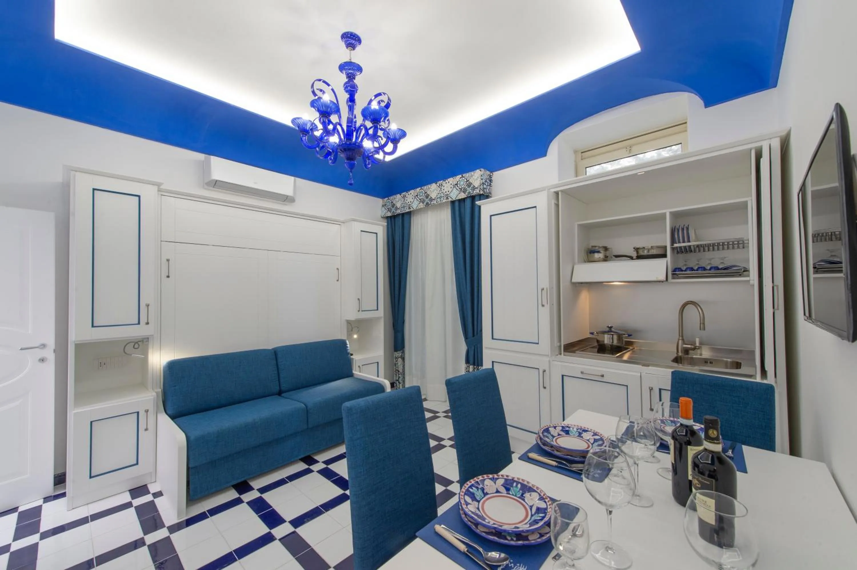 Kitchen or kitchenette in Hotel Villa Maria Pia